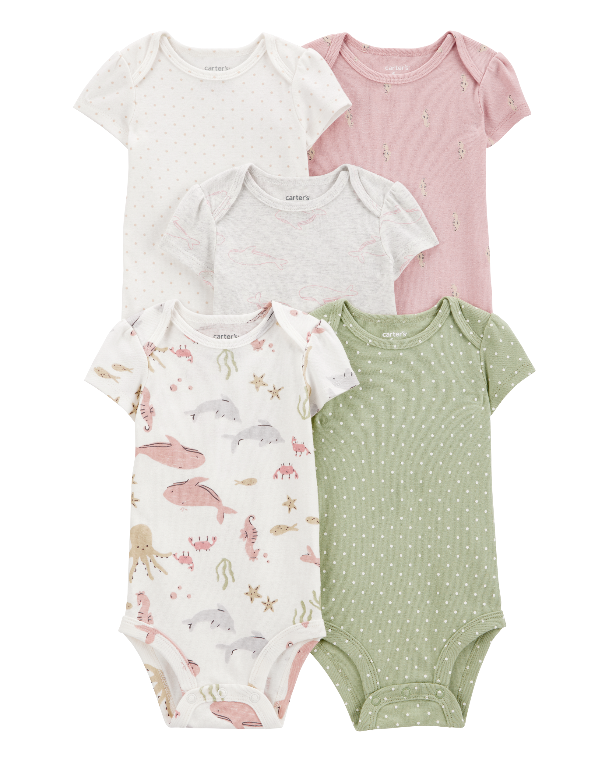 Carter's Baby 10-Pack Short-Sleeve Bodysuits