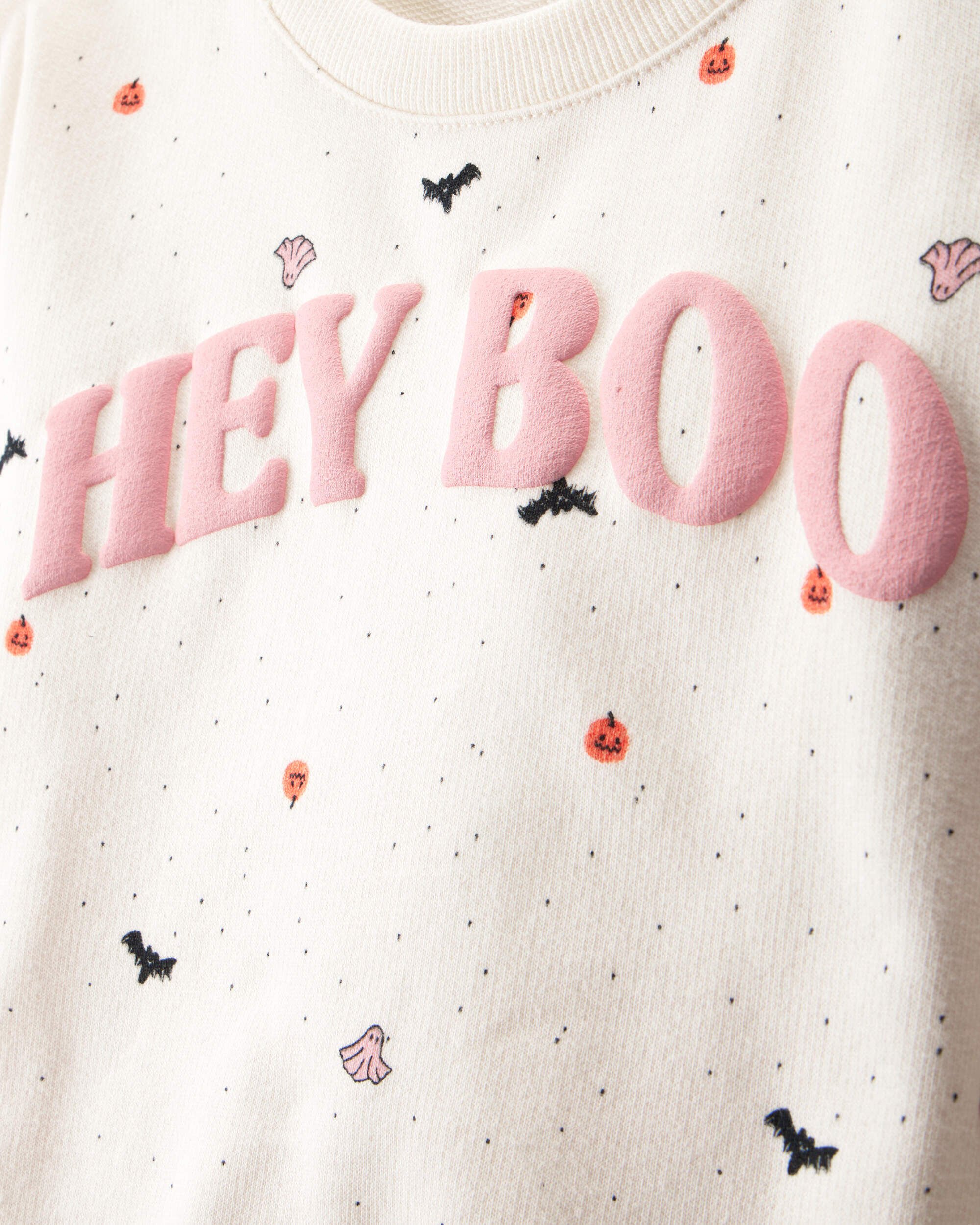 Carter's Baby 2-Piece Hey Boo Halloween Outfit Set - Cream