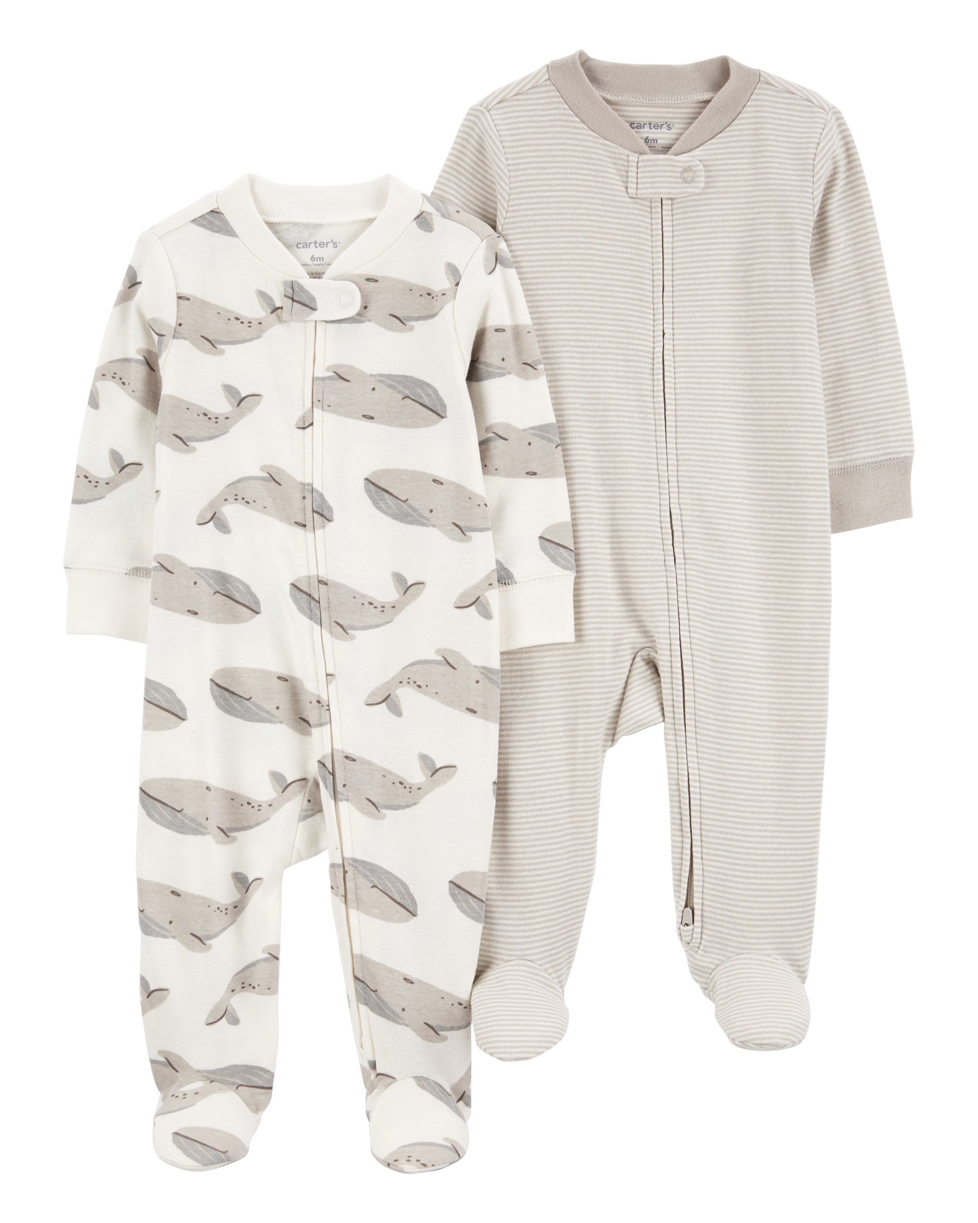 Carter's Baby 4-Pack 2-Way Zip Sleep & Plays