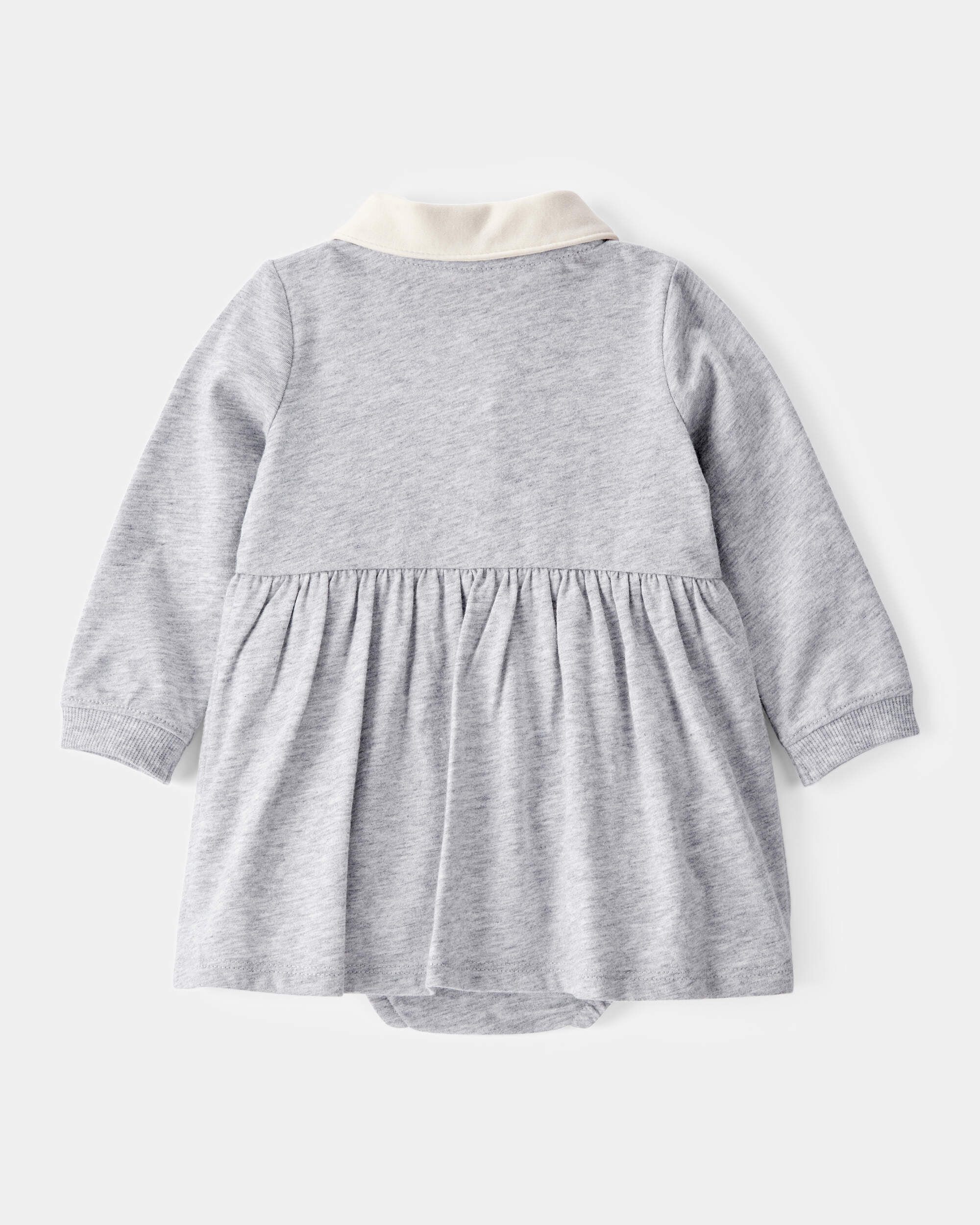 Carter's Baby Varsity Polo Bodysuit Dress - Grey