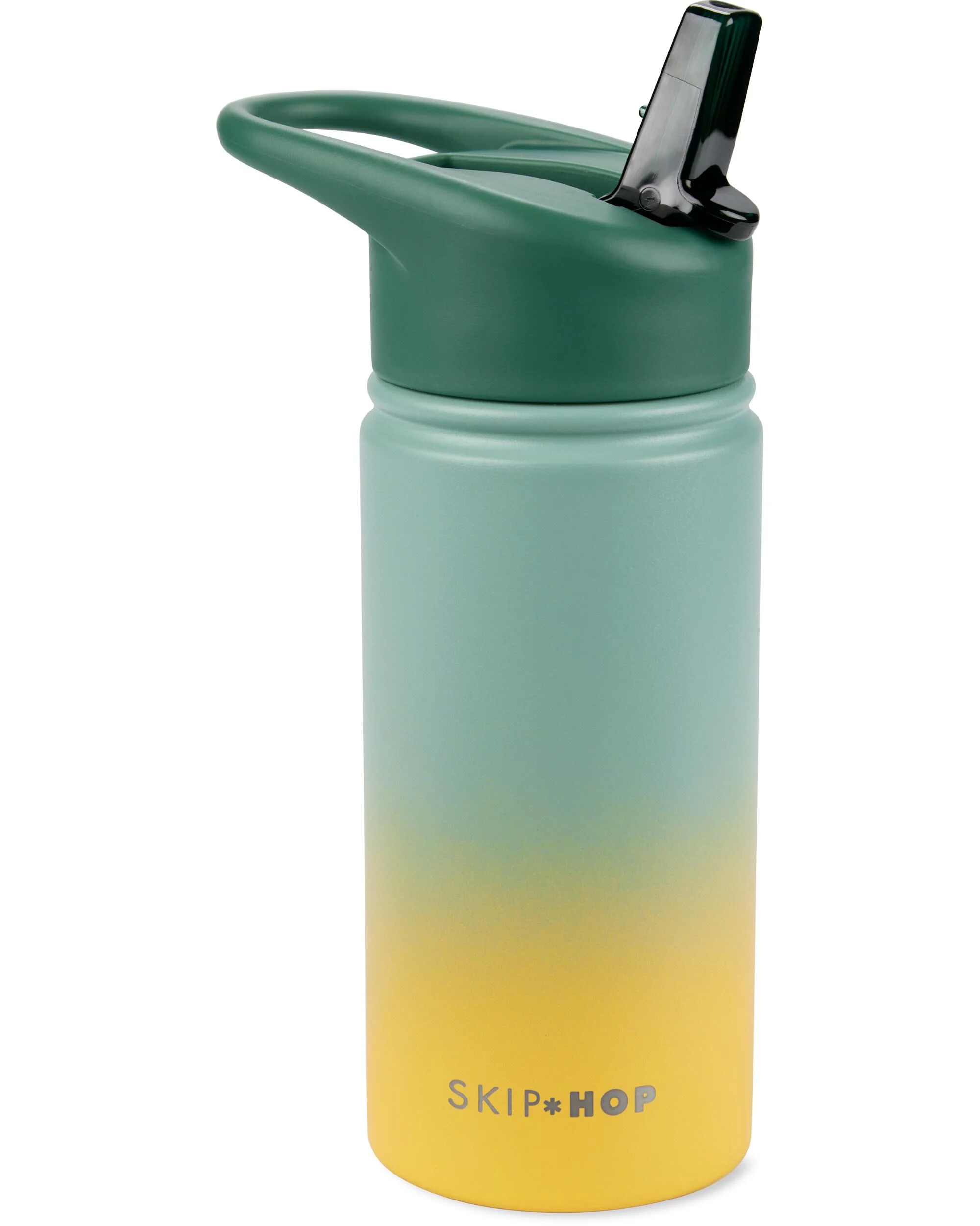 Carter's Wander Stainless Steel Straw Bottle - Ombr- Green