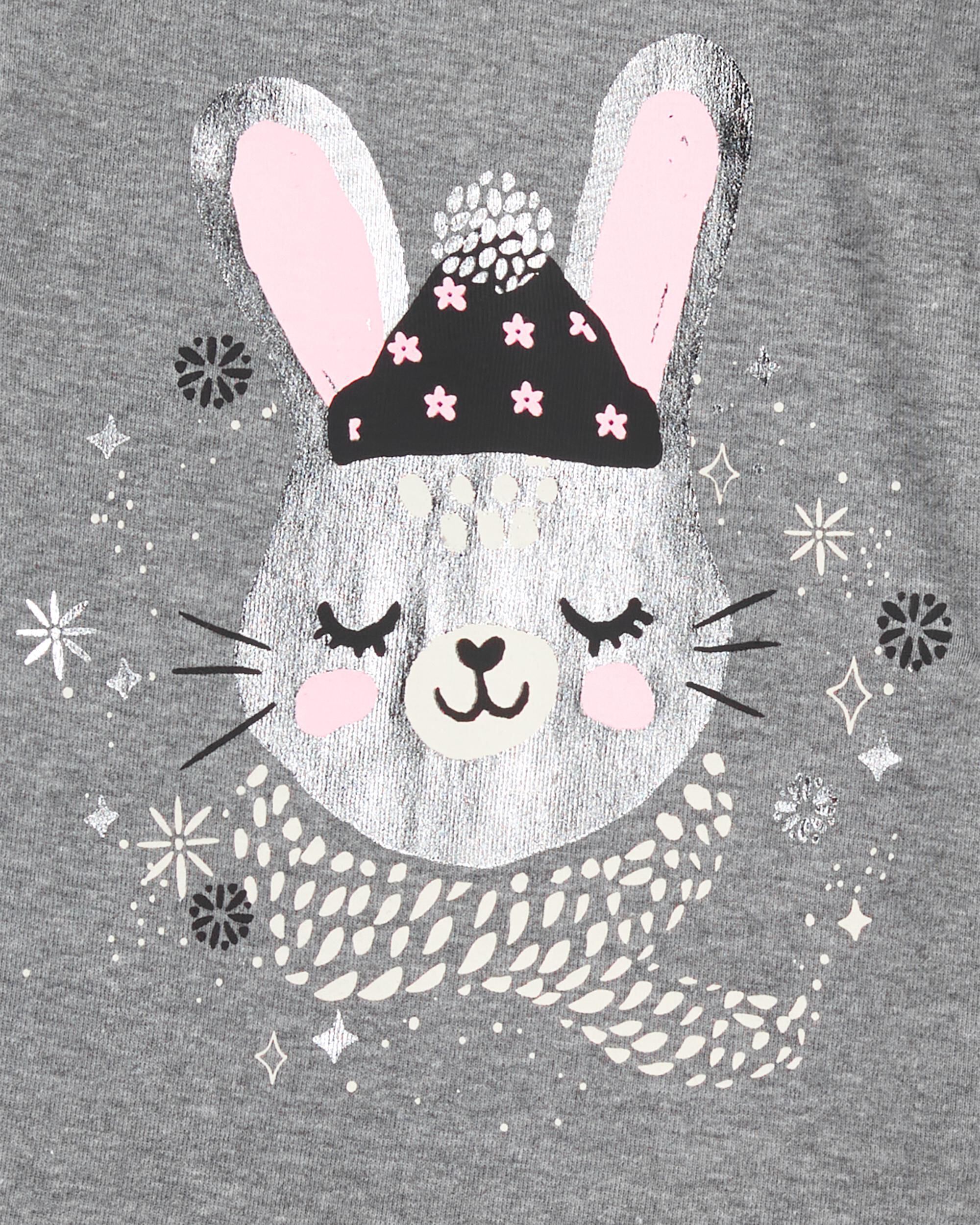 Carter's Toddler 4-Piece Bunny Cotton Blend Pajamas