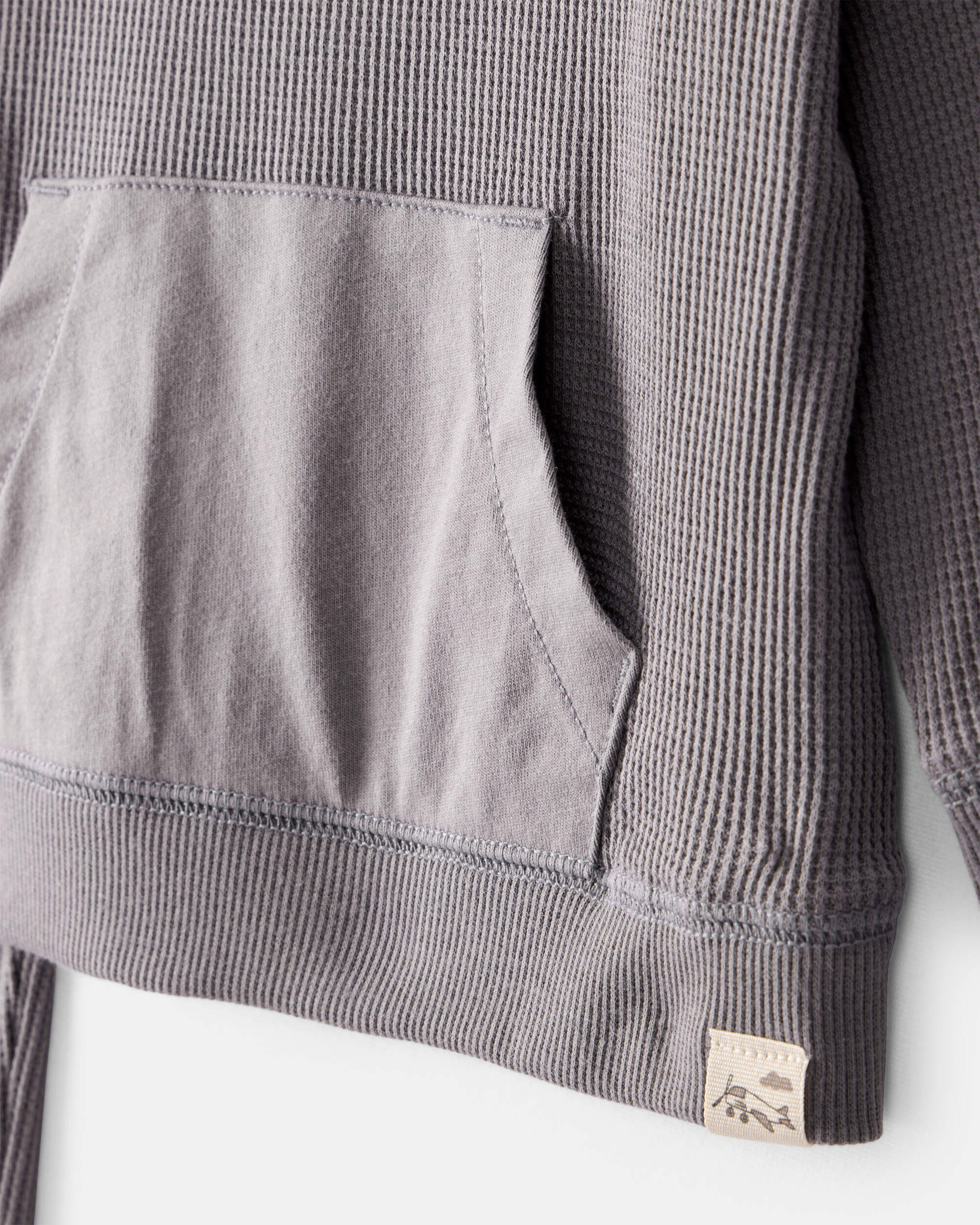 Carter's Baby Boy Waffle Knit Long-Sleeve Tee & Pant Set - Grey