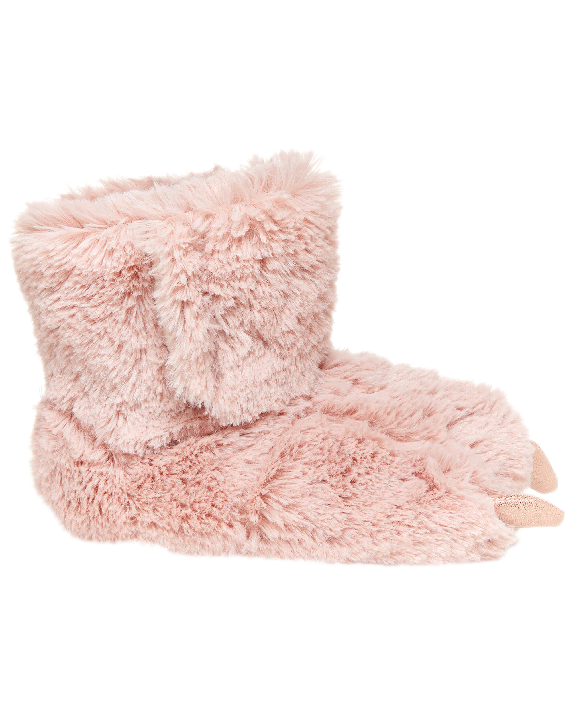 Carter's Fuzzy Dinosaur Slipper Shoes