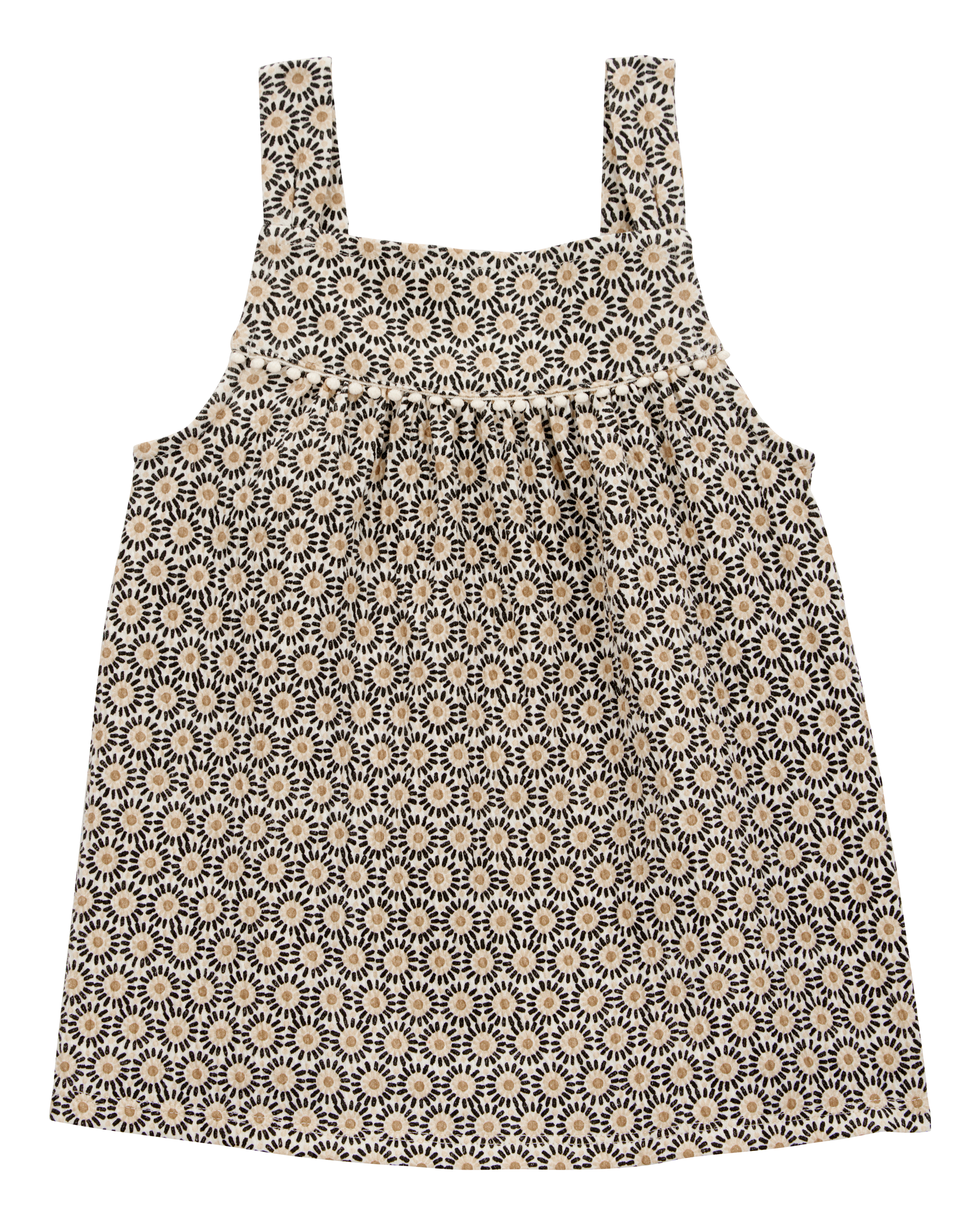 Carter's Toddler 2-Piece Crinkle Tank & Play Shorts Set - Brown