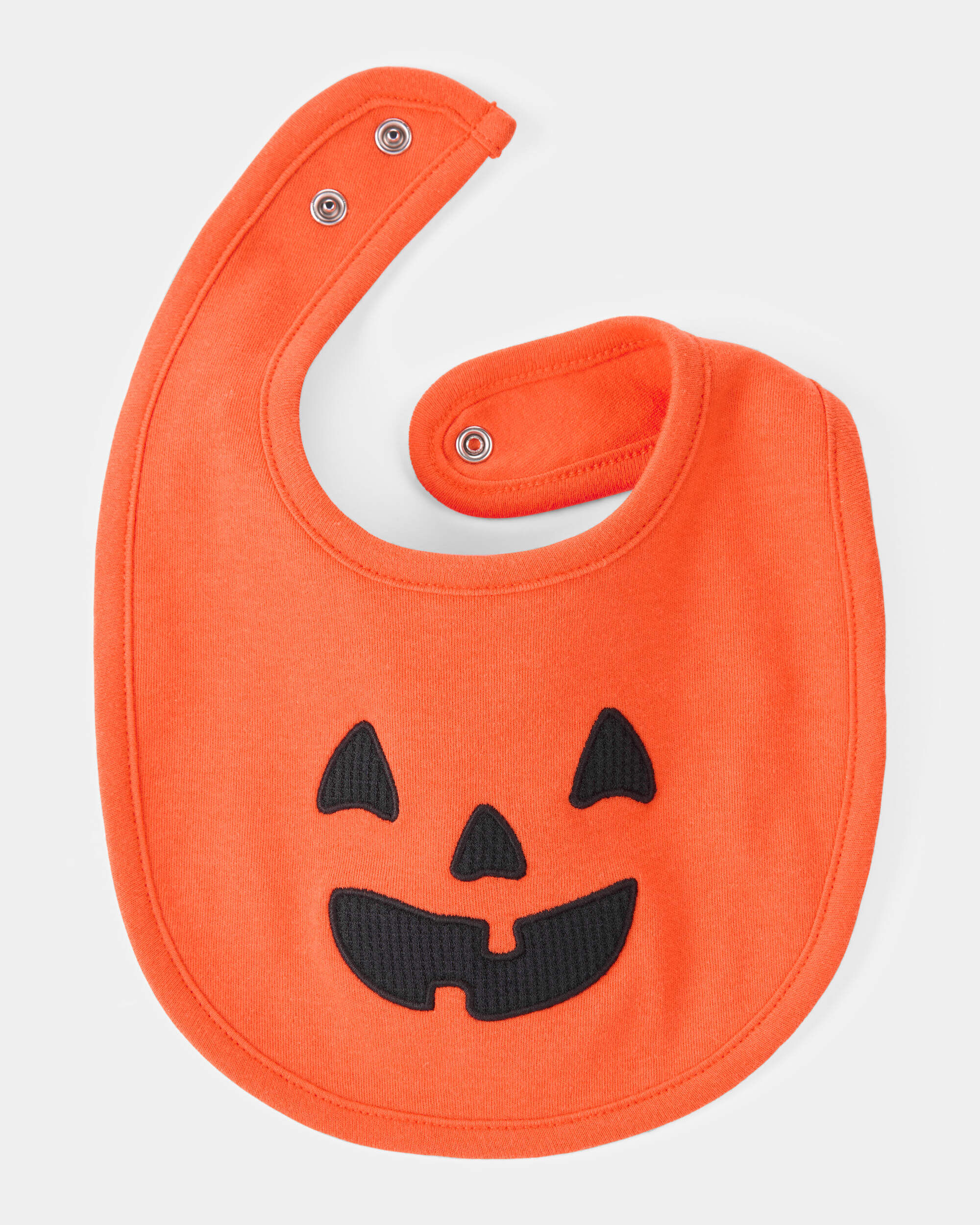 Carter's Baby Halloween Jack-O-Lantern Pumpkin Bib - Orange