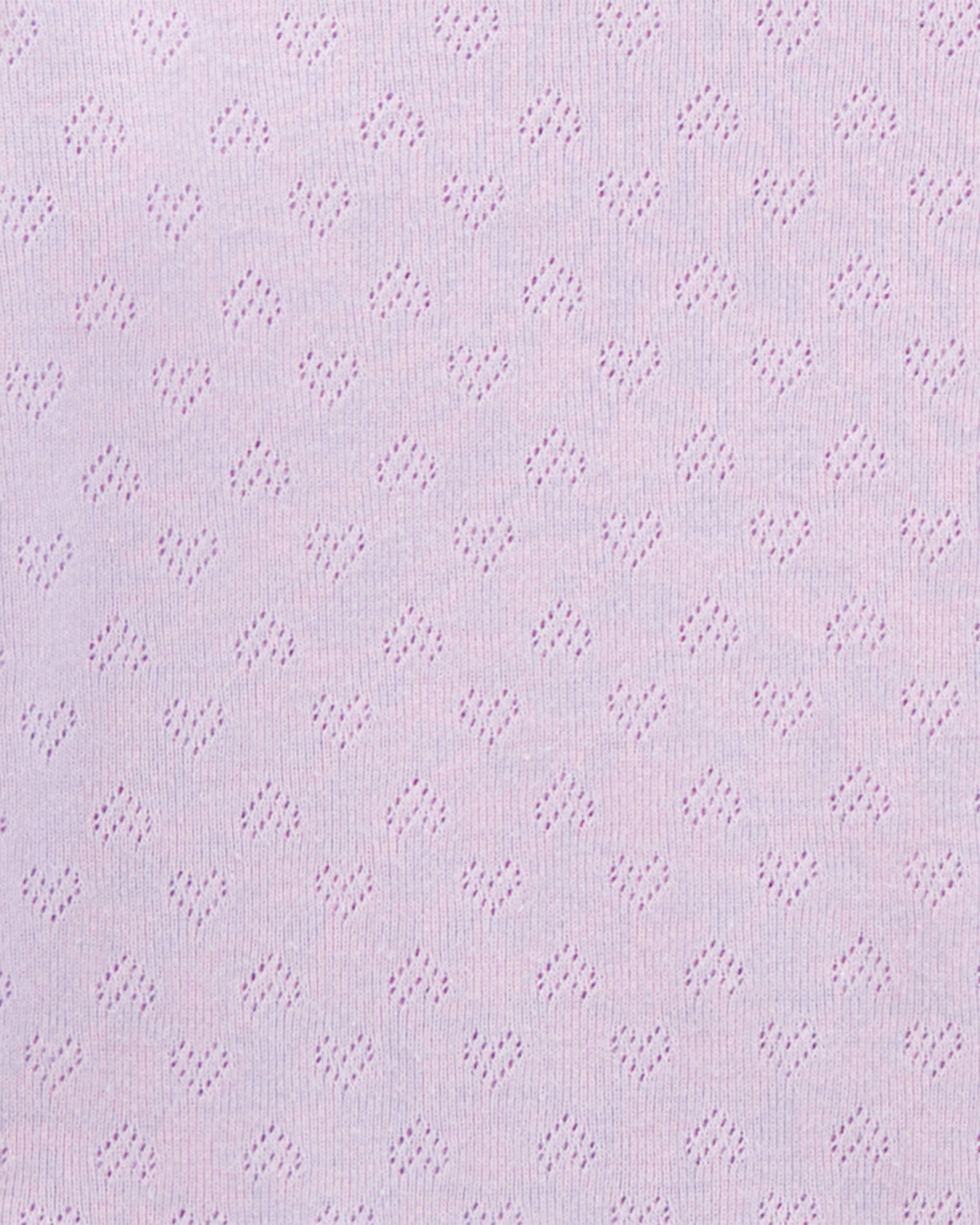 Carter's Baby 4-Piece Long-Sleeve Pointelle Bodysuits