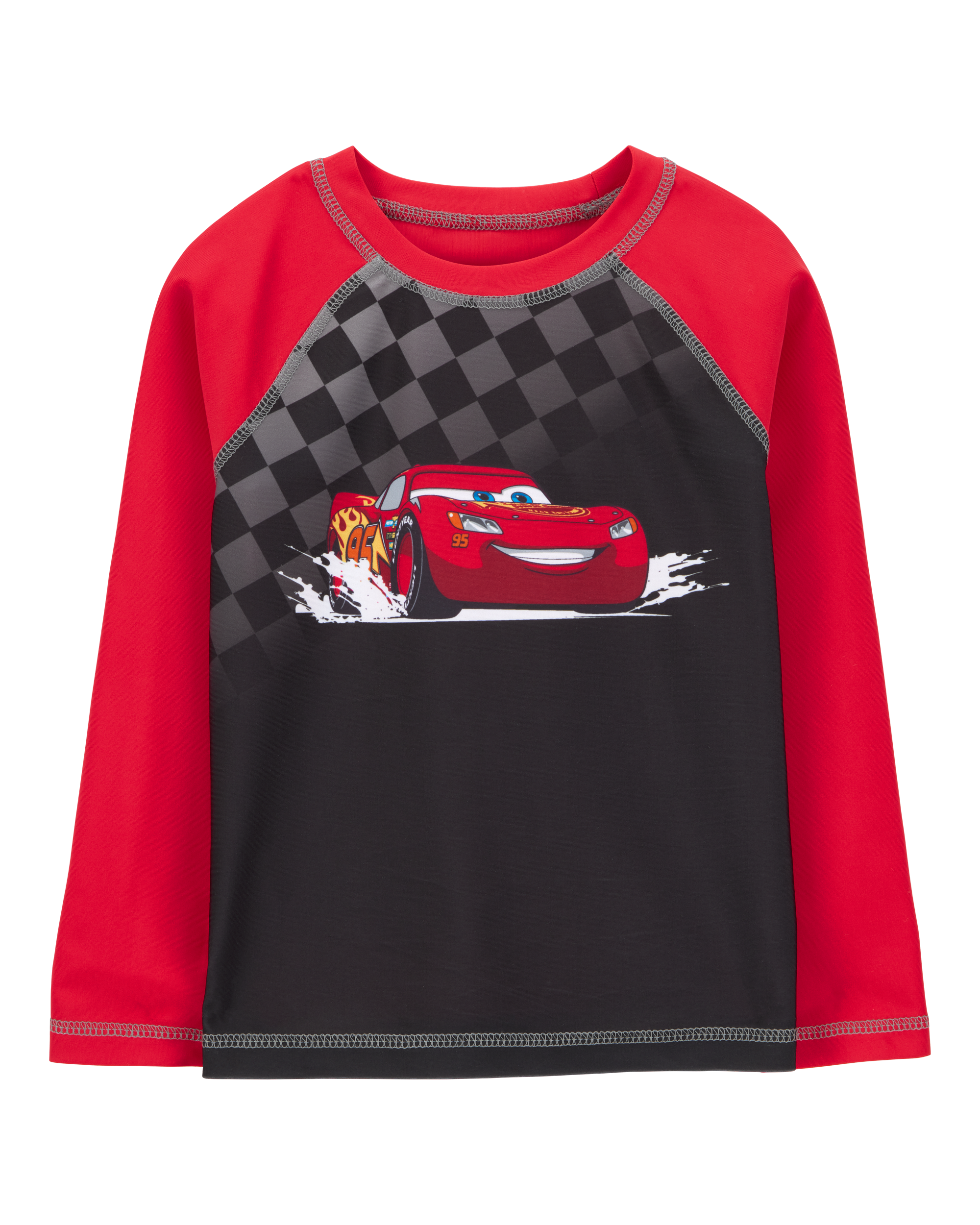 Carter's Toddler 2-Piece Cars Rashguard & Swim Trunk Set