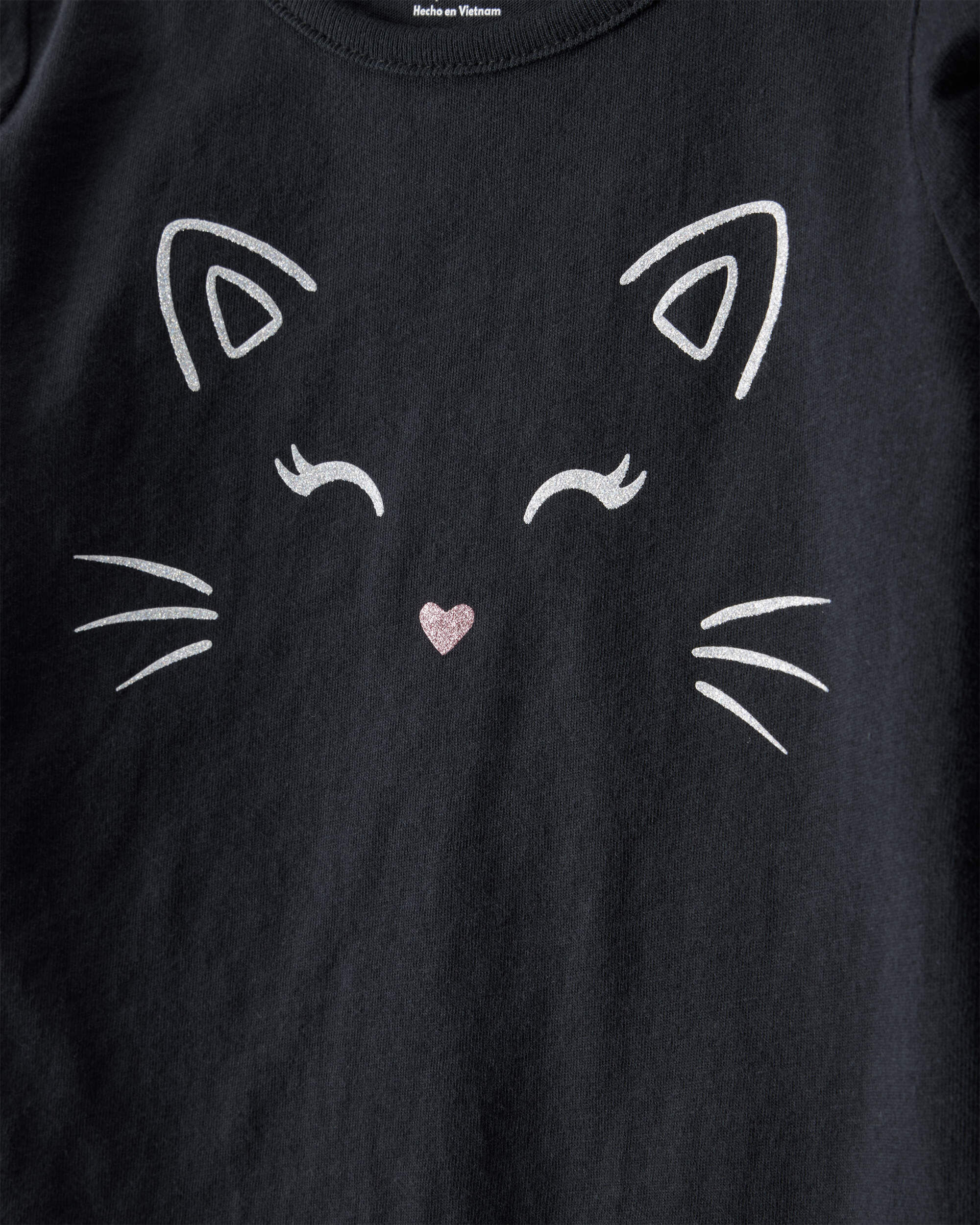 Carter's Toddler 2-Piece Halloween Cat Tee & Tulle Skirt Set - Black