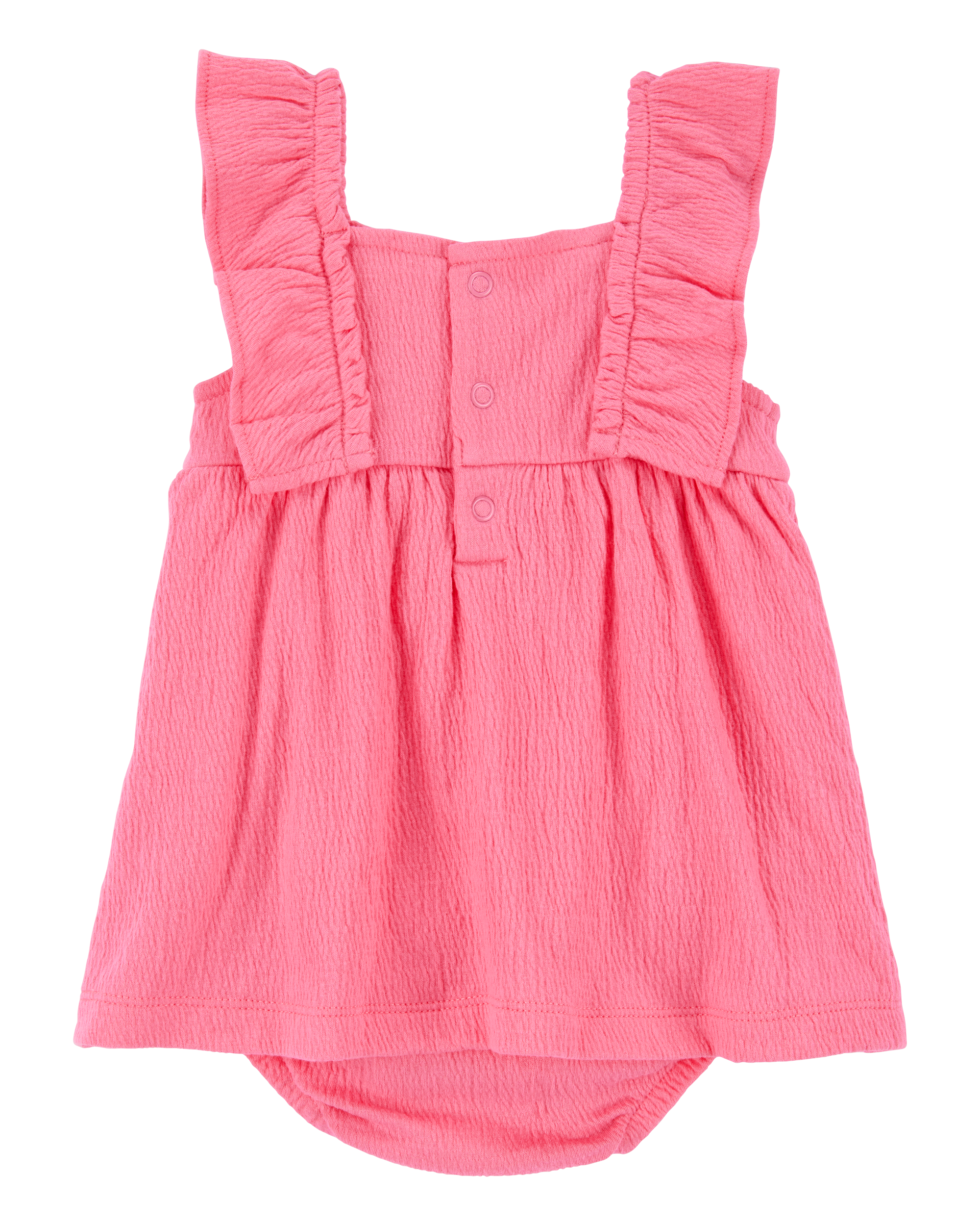 Carter's Baby Floral Flutter Bodysuit Dress - Pink