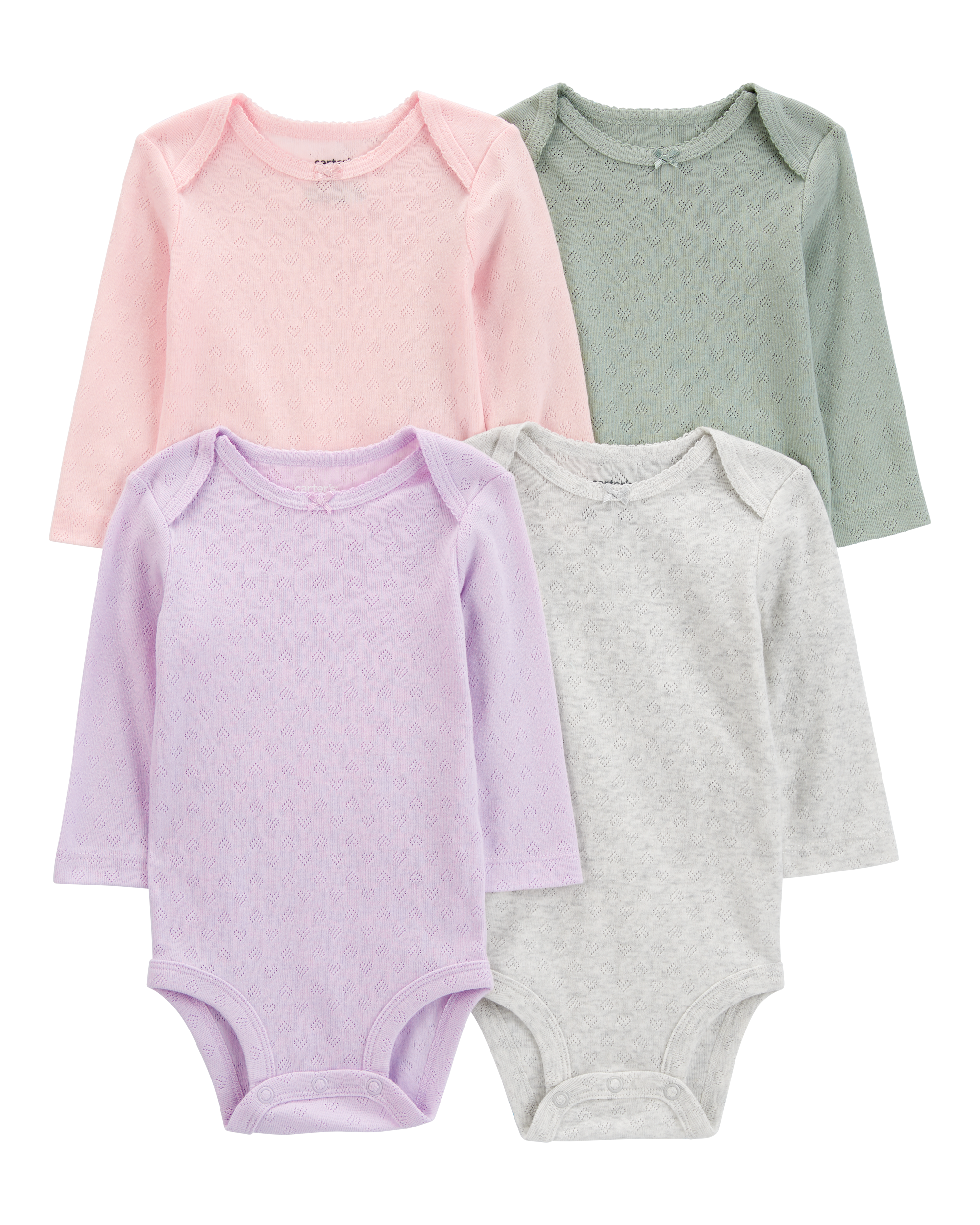 Carter's Baby 8-Pack Long-Sleeve Bodysuits