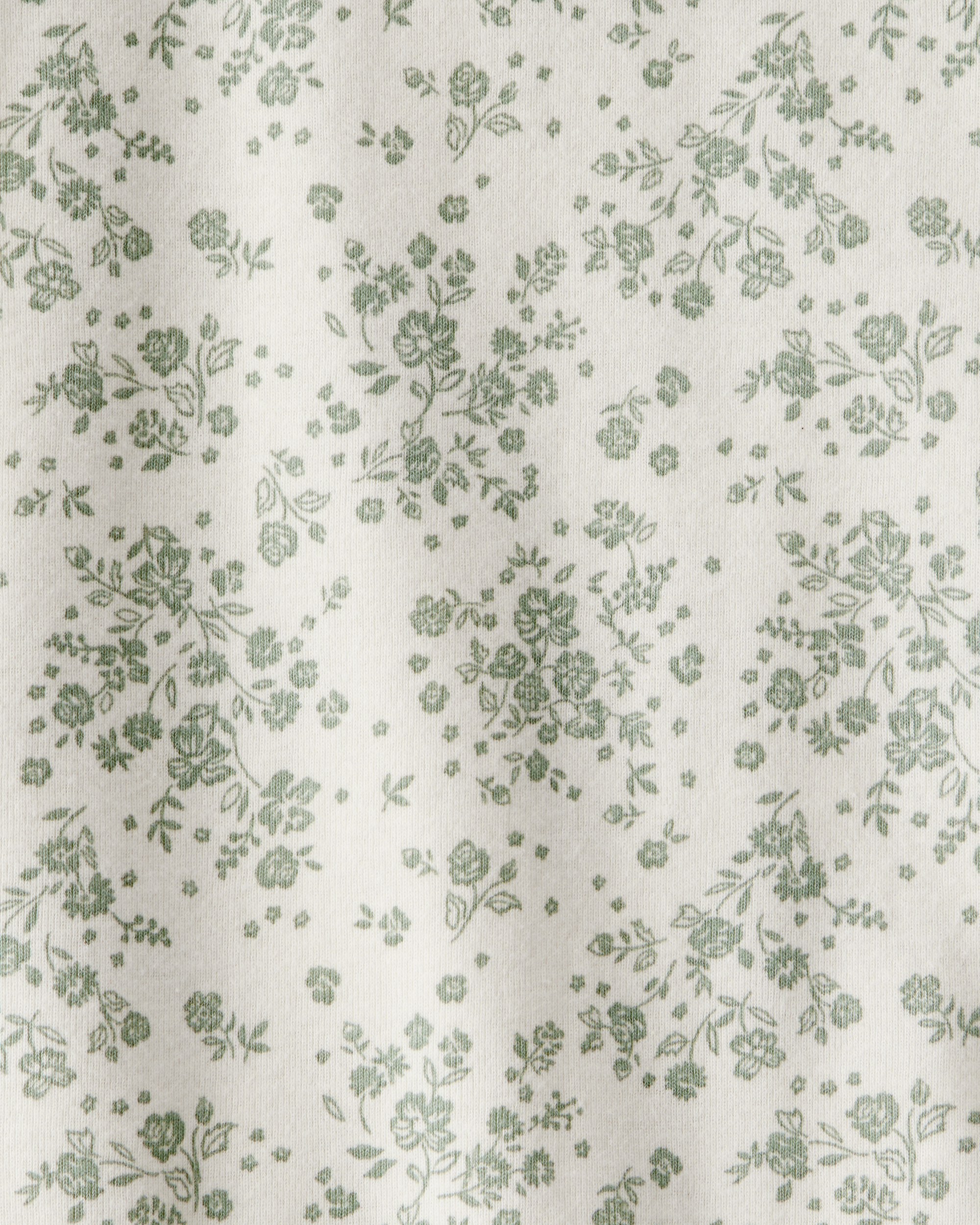 Carter's Baby Ribbed Floral Short-Sleeve Bodysuit