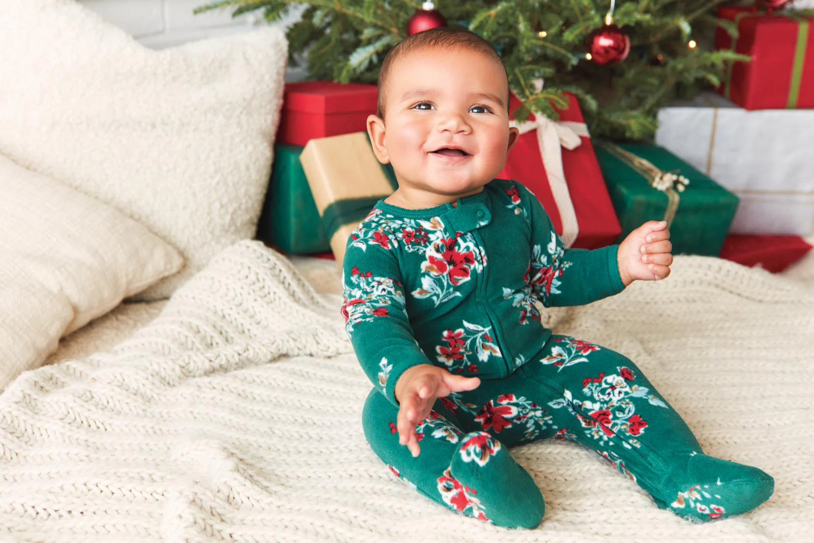 Carter's Floral Fleece Sleep & Play
