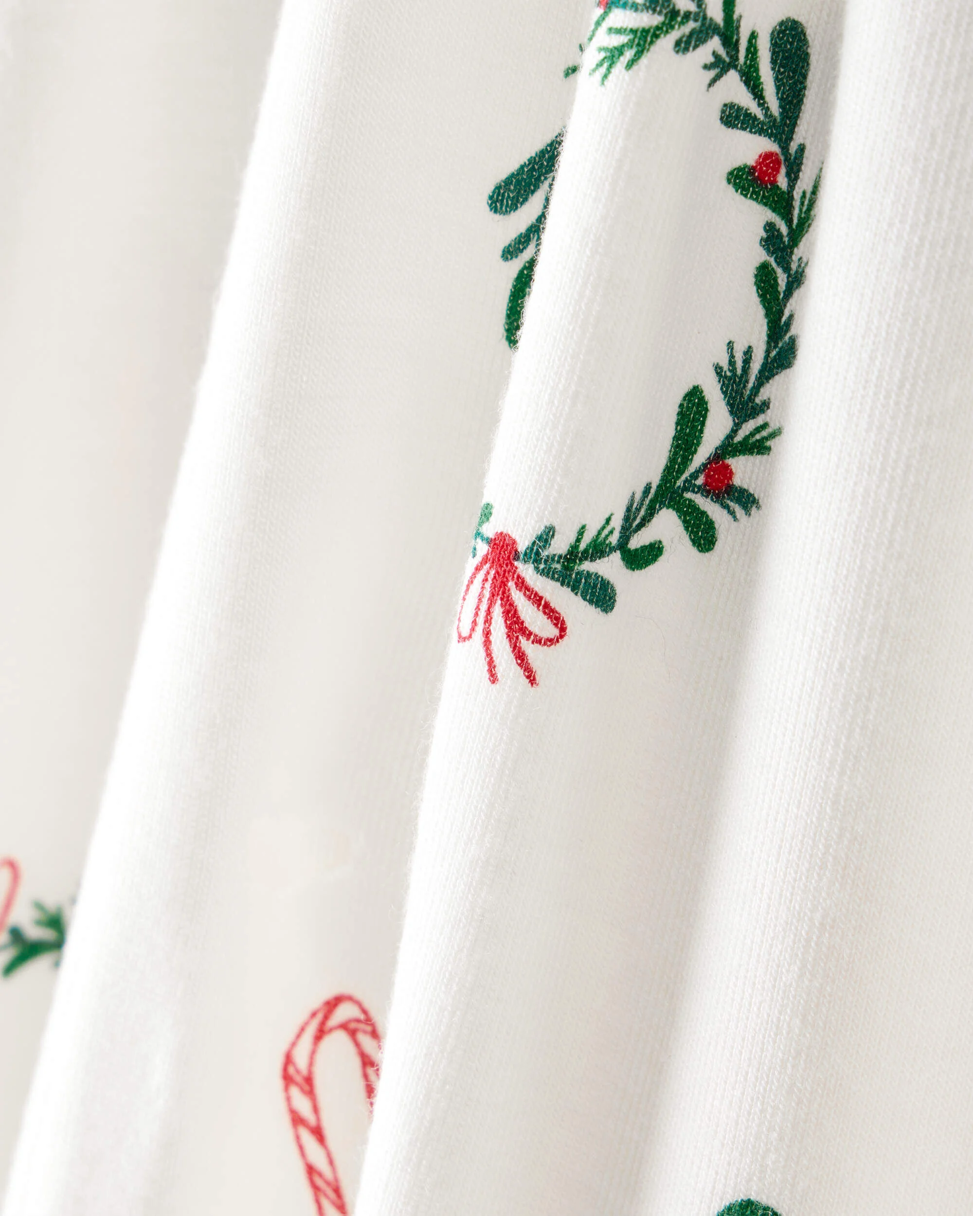 Carter's Baby Girl Wreath Print PurelySoft Short-Sleeve Bodysuit Dress - White