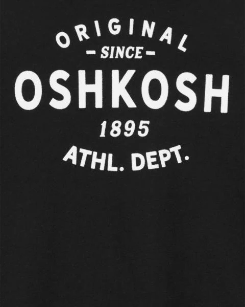 Oshkosh B'Gosh Black Logo Long Sleeve