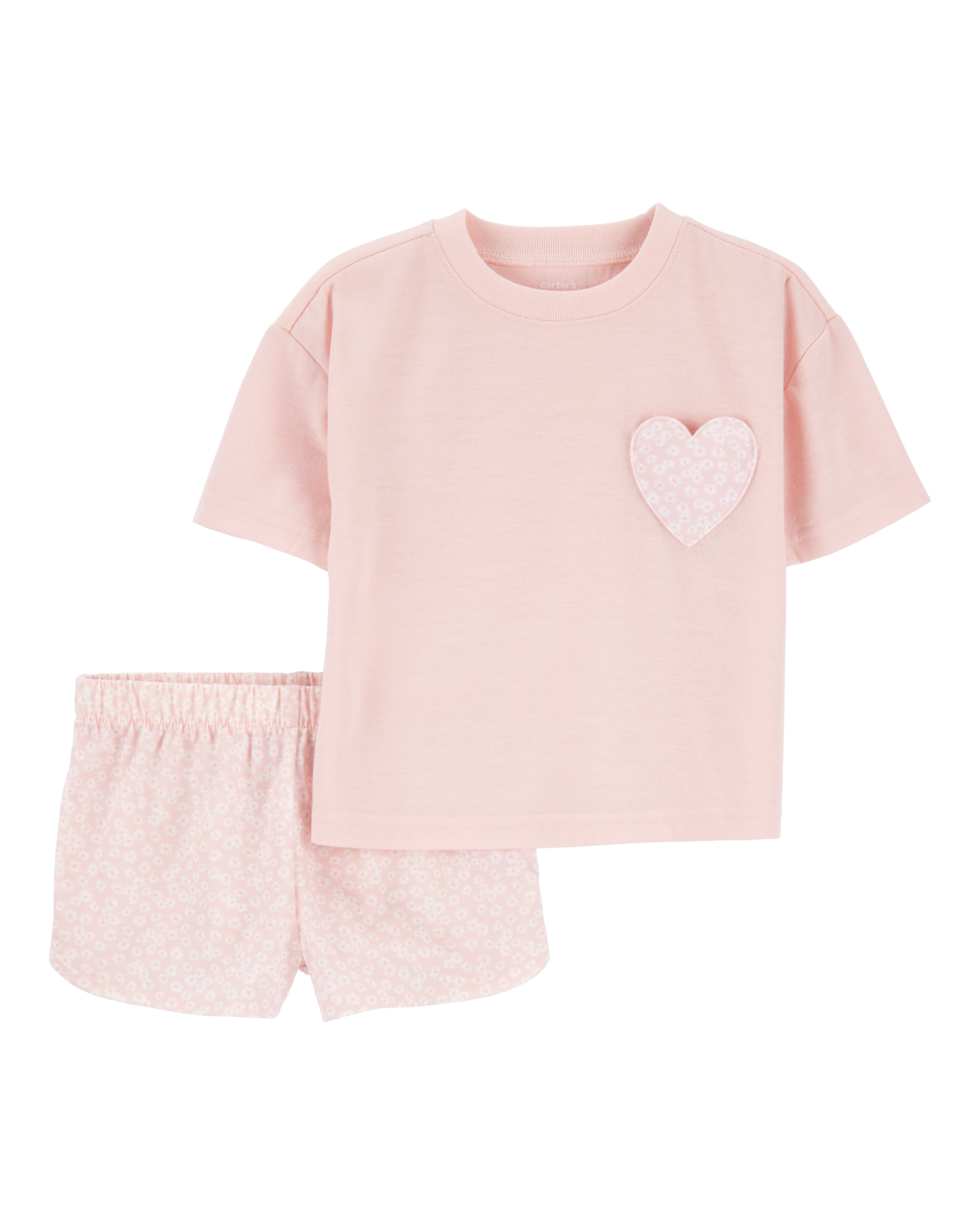 Carter's Toddler 4-Piece Loose Fit Pajamas - Pink/Purple