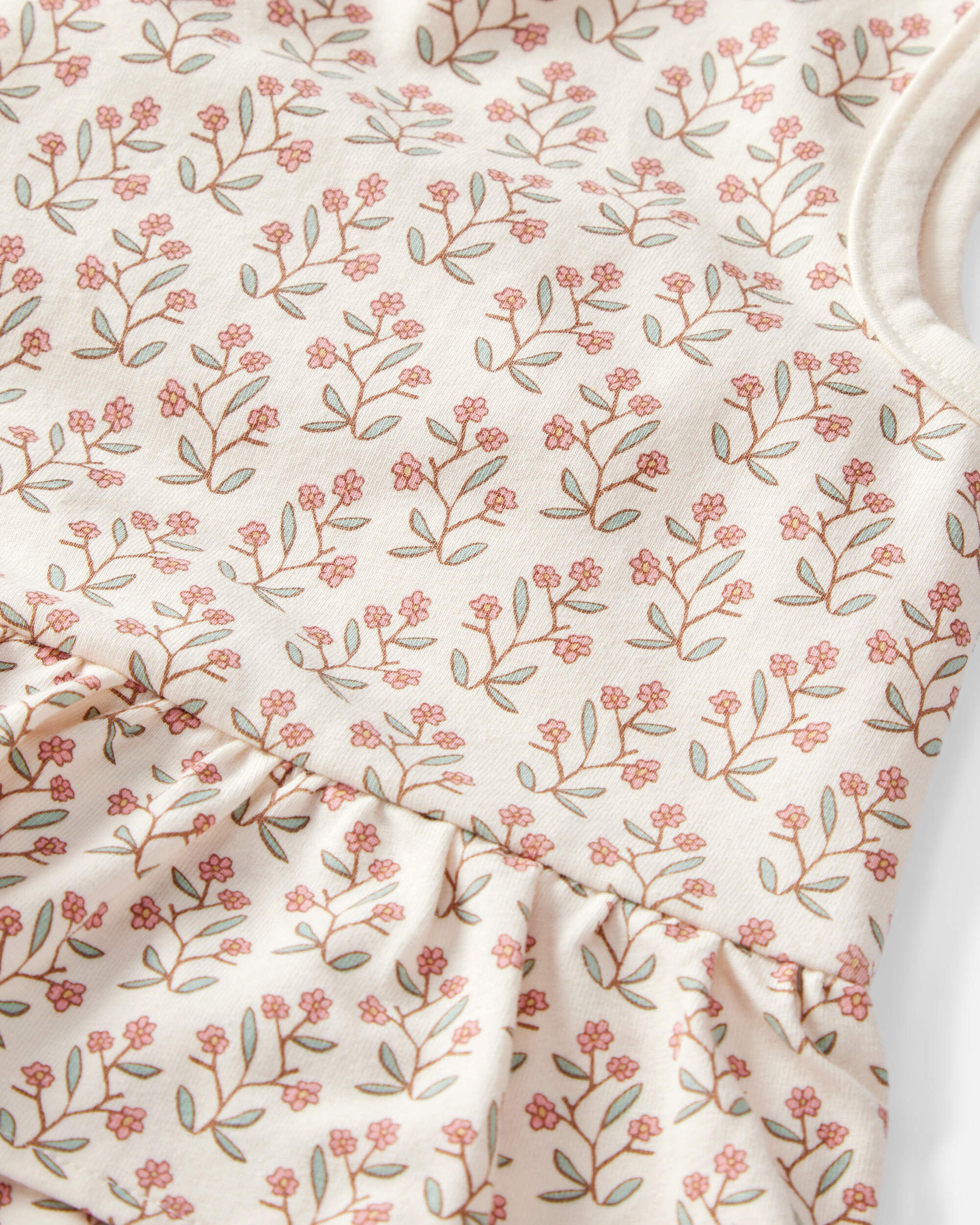 Carter's Baby Girl 2-Pack Organic Cotton Bubble Rompers