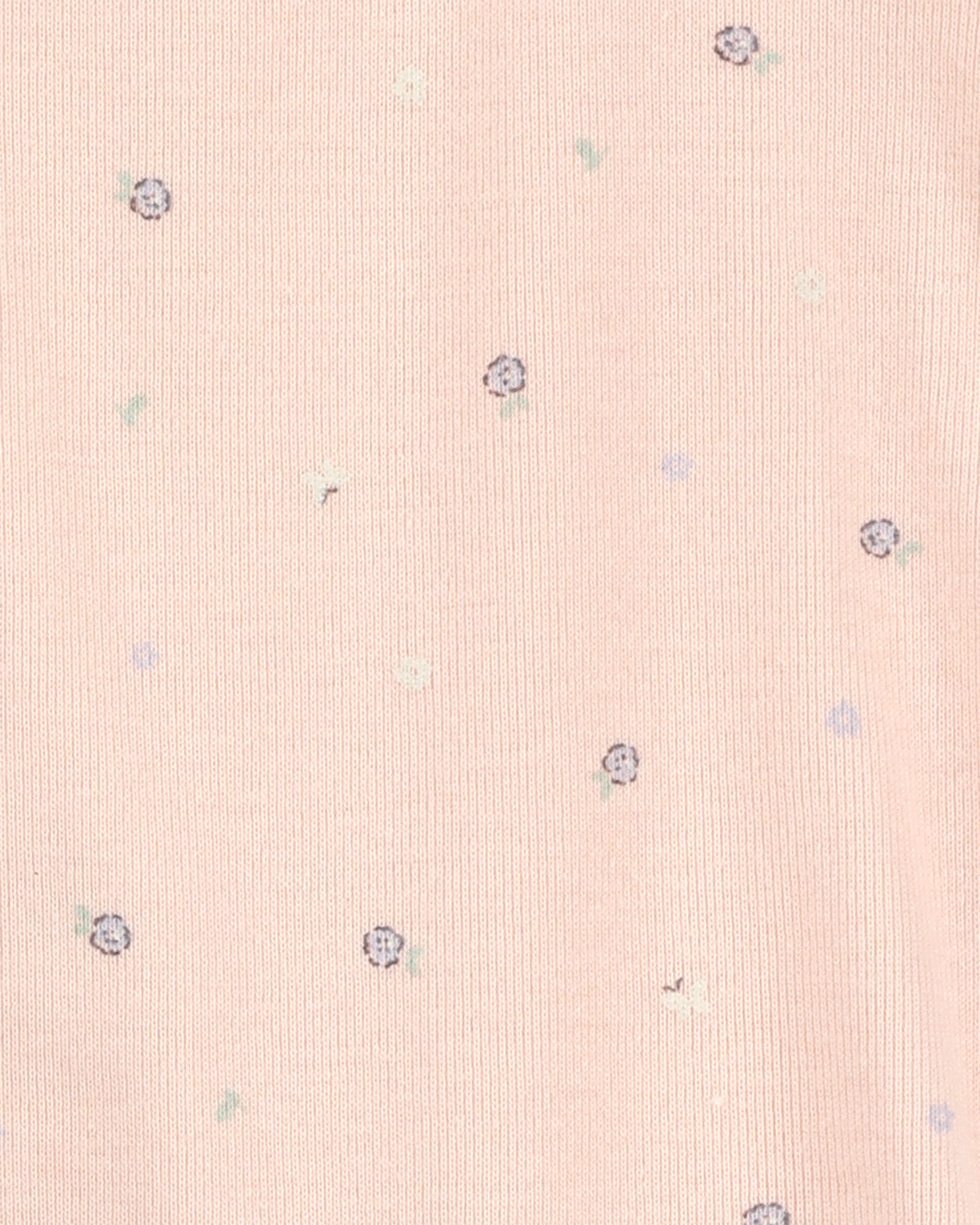 Carter's Baby Girl 3-Piece Chambray Outfit Set - Chambray/Pink