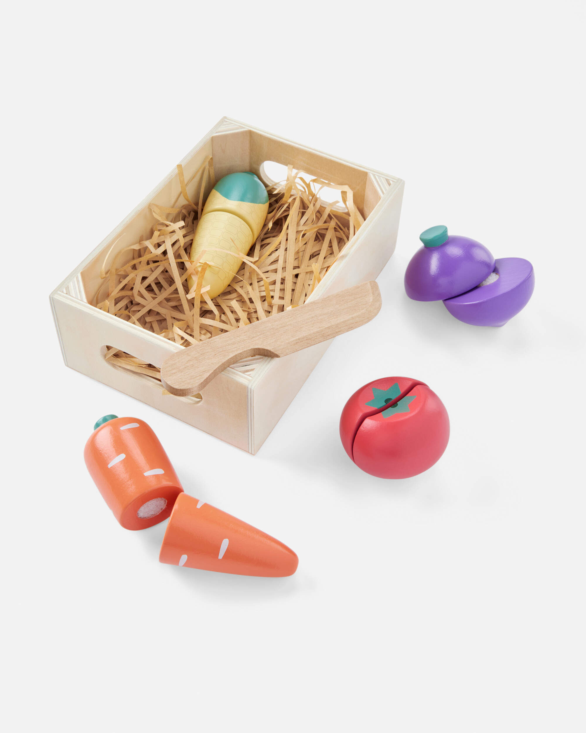 Carter's Wooden Veggie Set