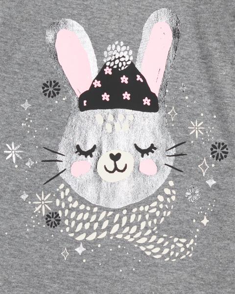 Carter's Toddler 4-Piece Bunny 100% Snug Fit Cotton Pajamas