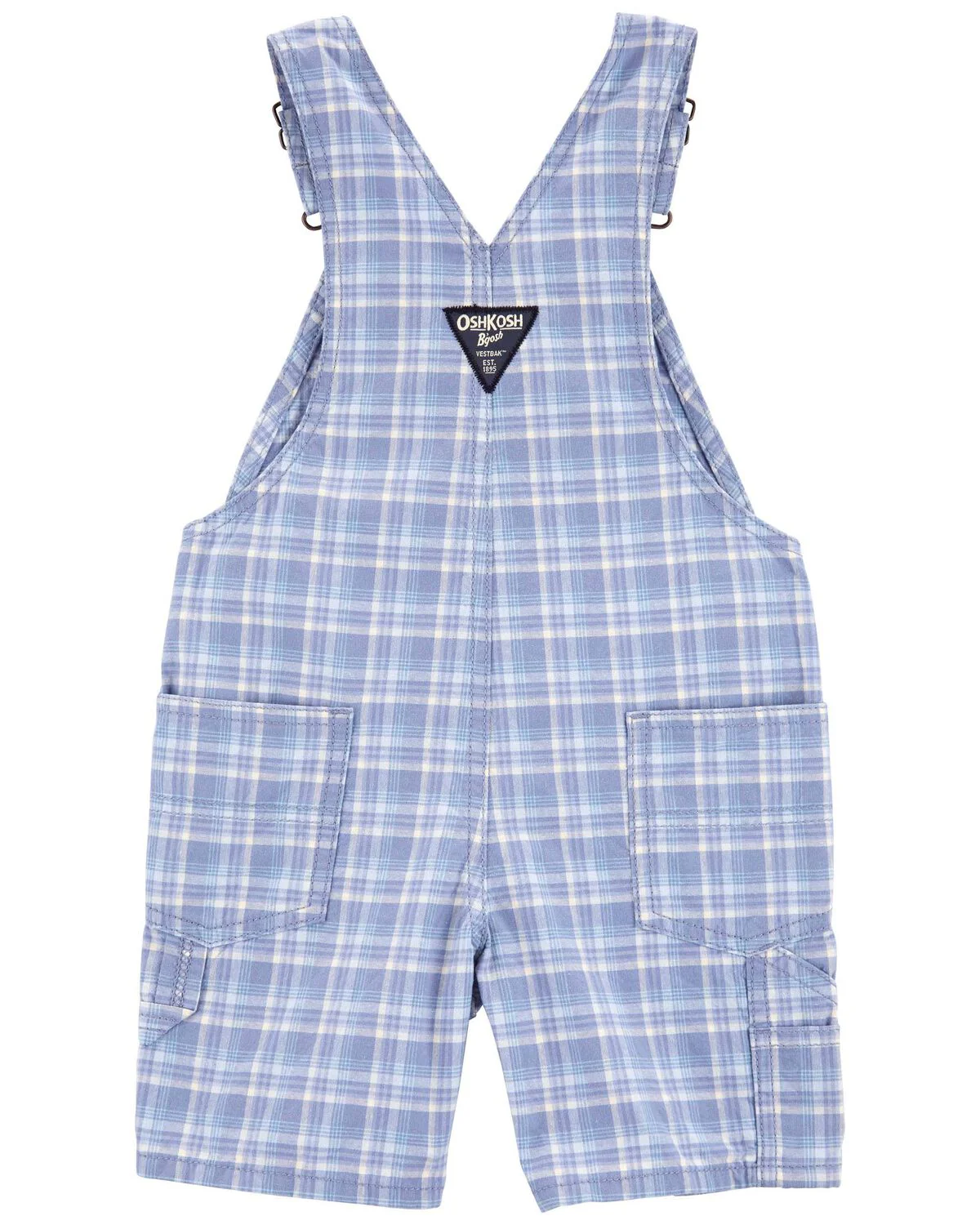 Oshkosh Toddler Plaid Shortalls