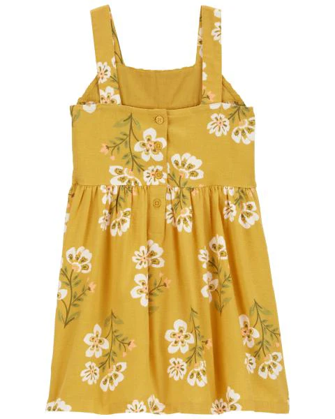 Carter's Baby Floral Linen Dress