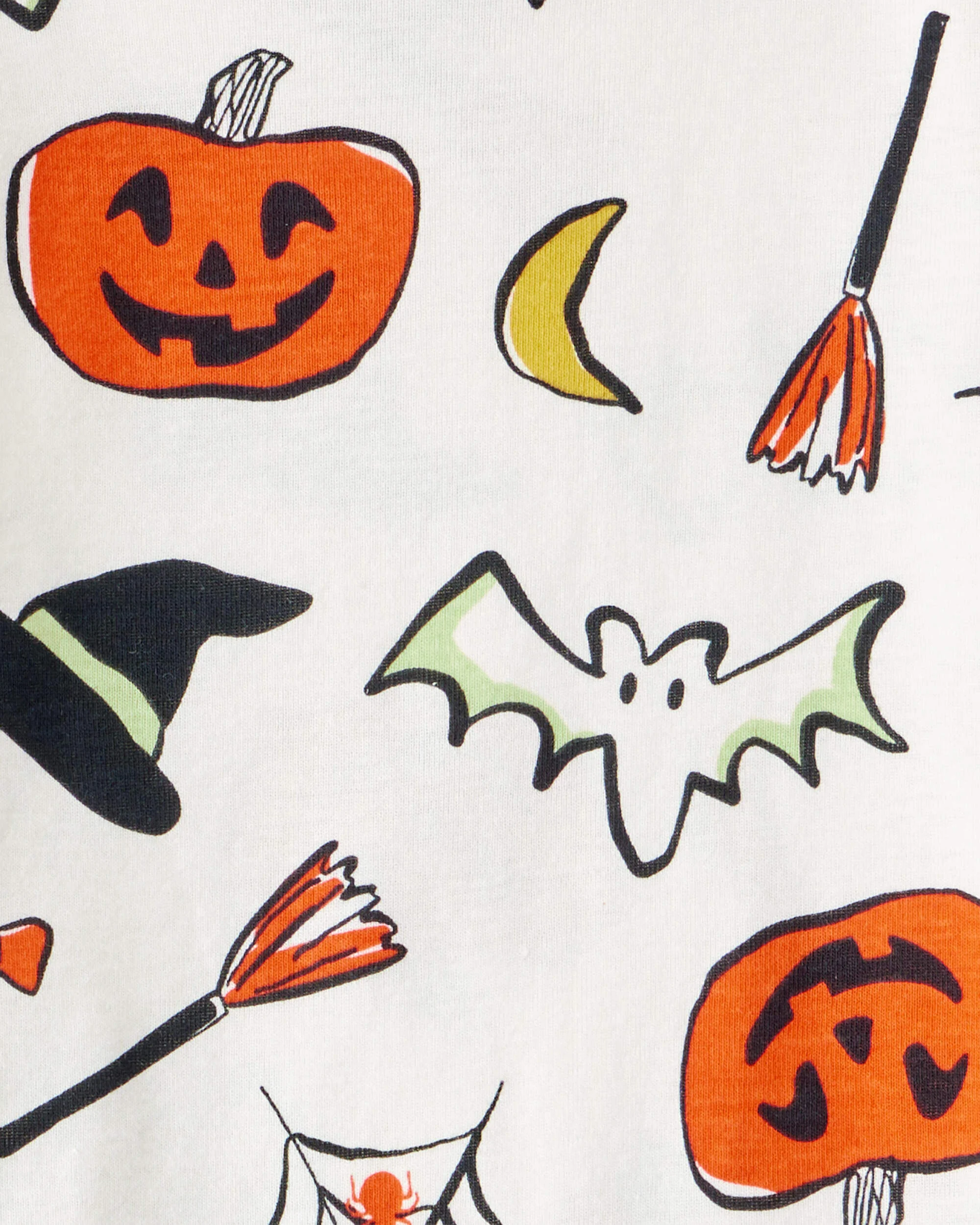 Carter's Baby 2-Piece Halloween 100% Snug Fit Cotton Pajamas - Ivory