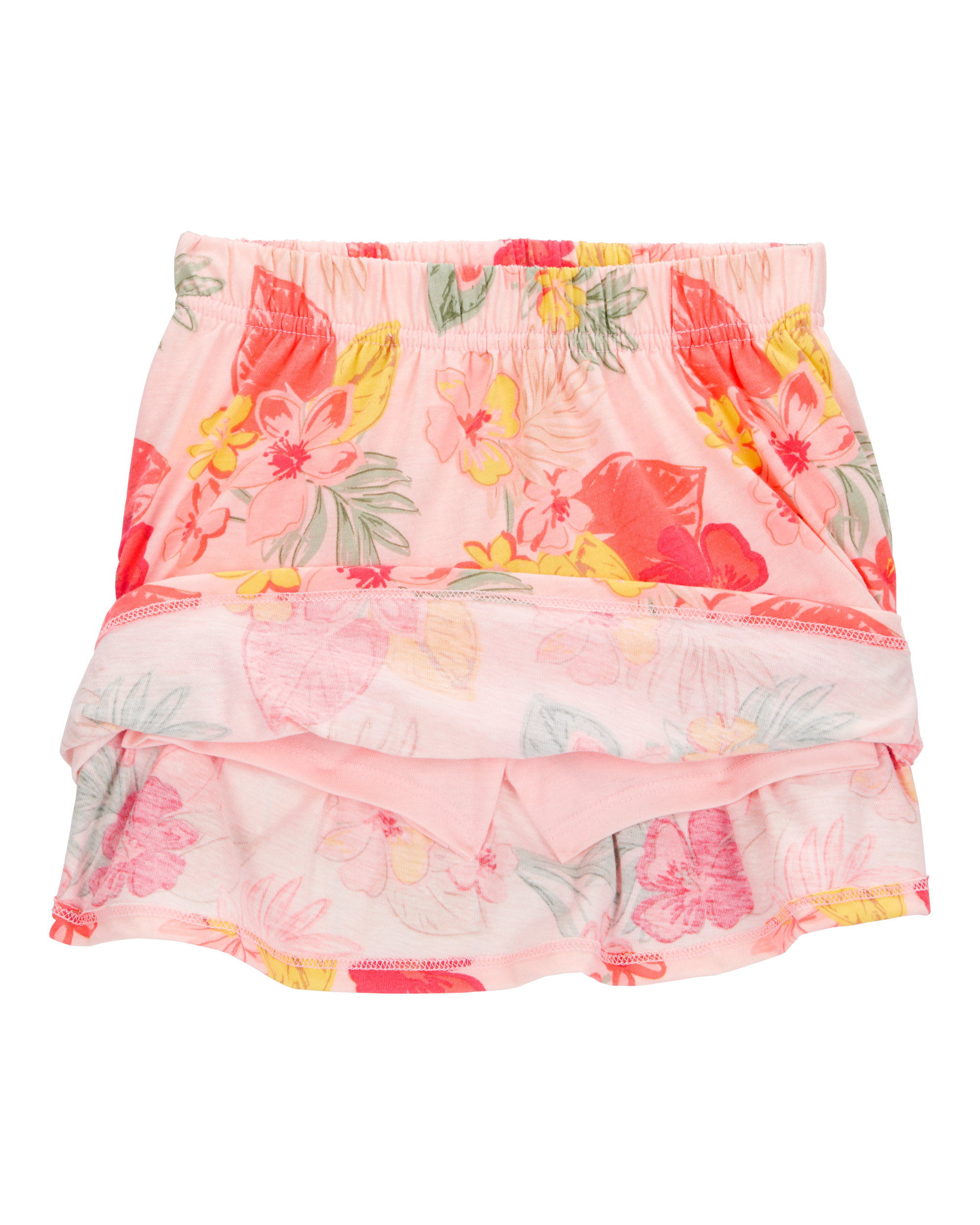 Carter's Toddler 2-Piece Ribbed Tank & Floral Pull-On Skort Set - Pink