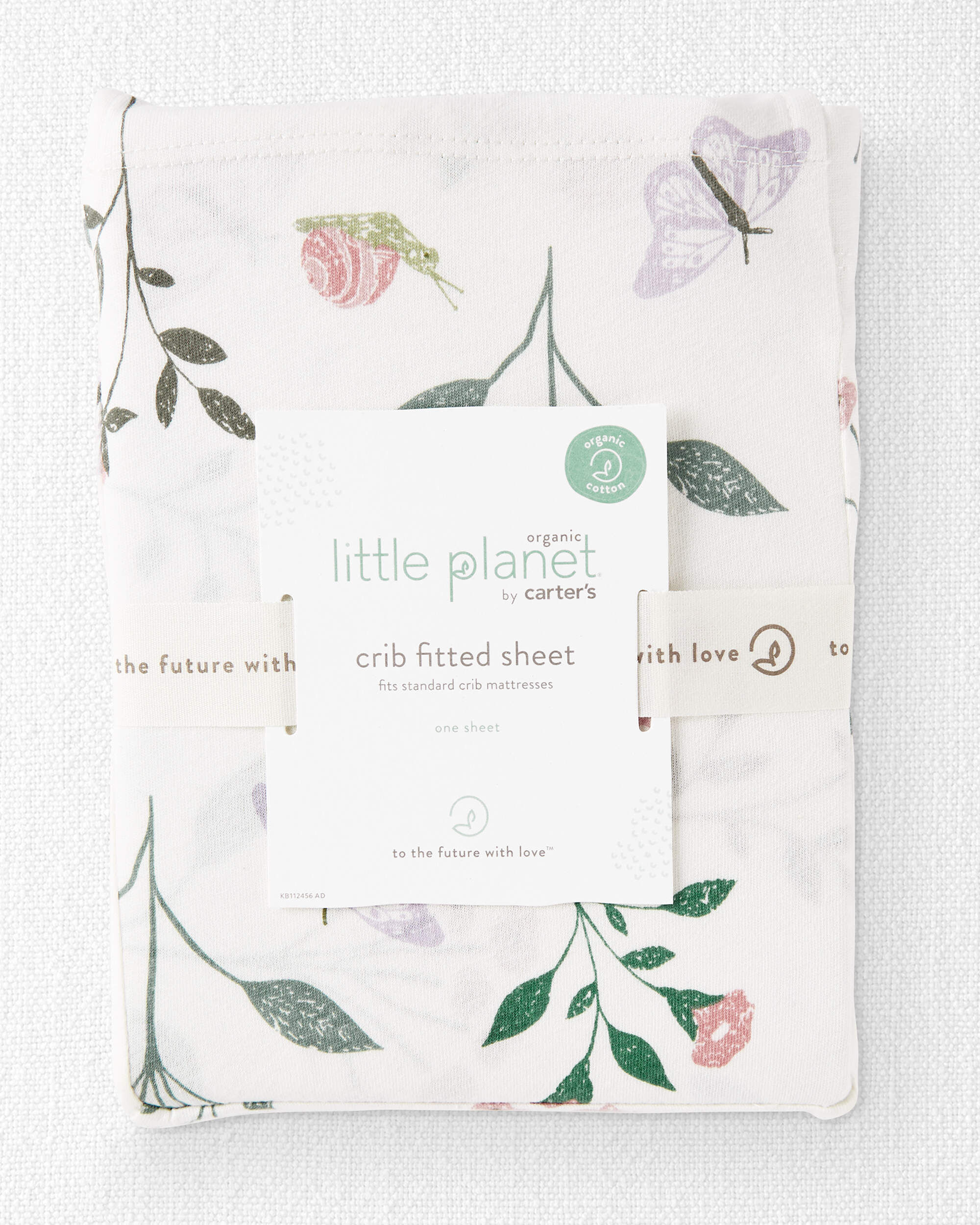 Carter's Baby Organic Cotton Standard Crib Sheet