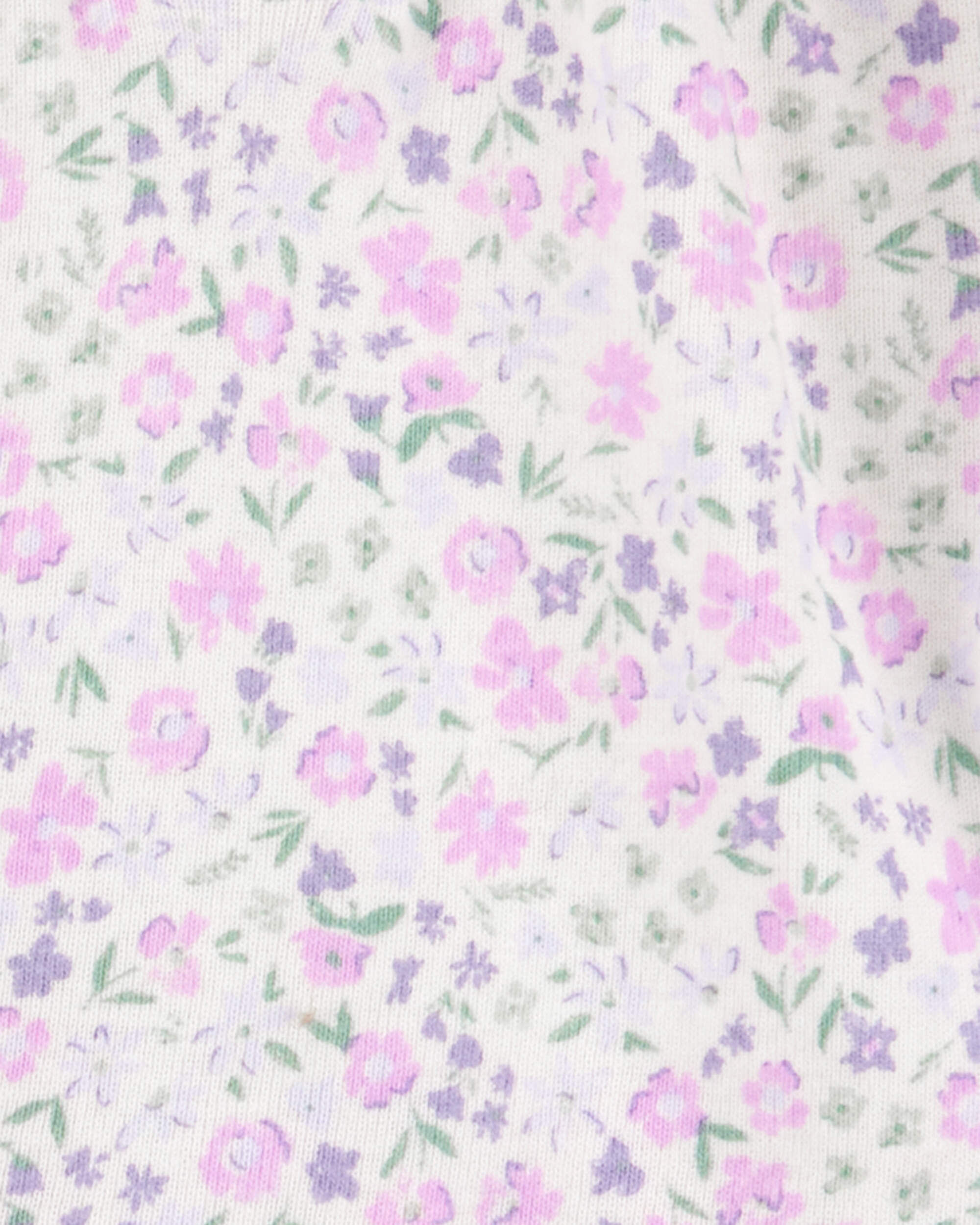 Carter's Baby 4-Piece Floral Outfit Set - Purple - Purple