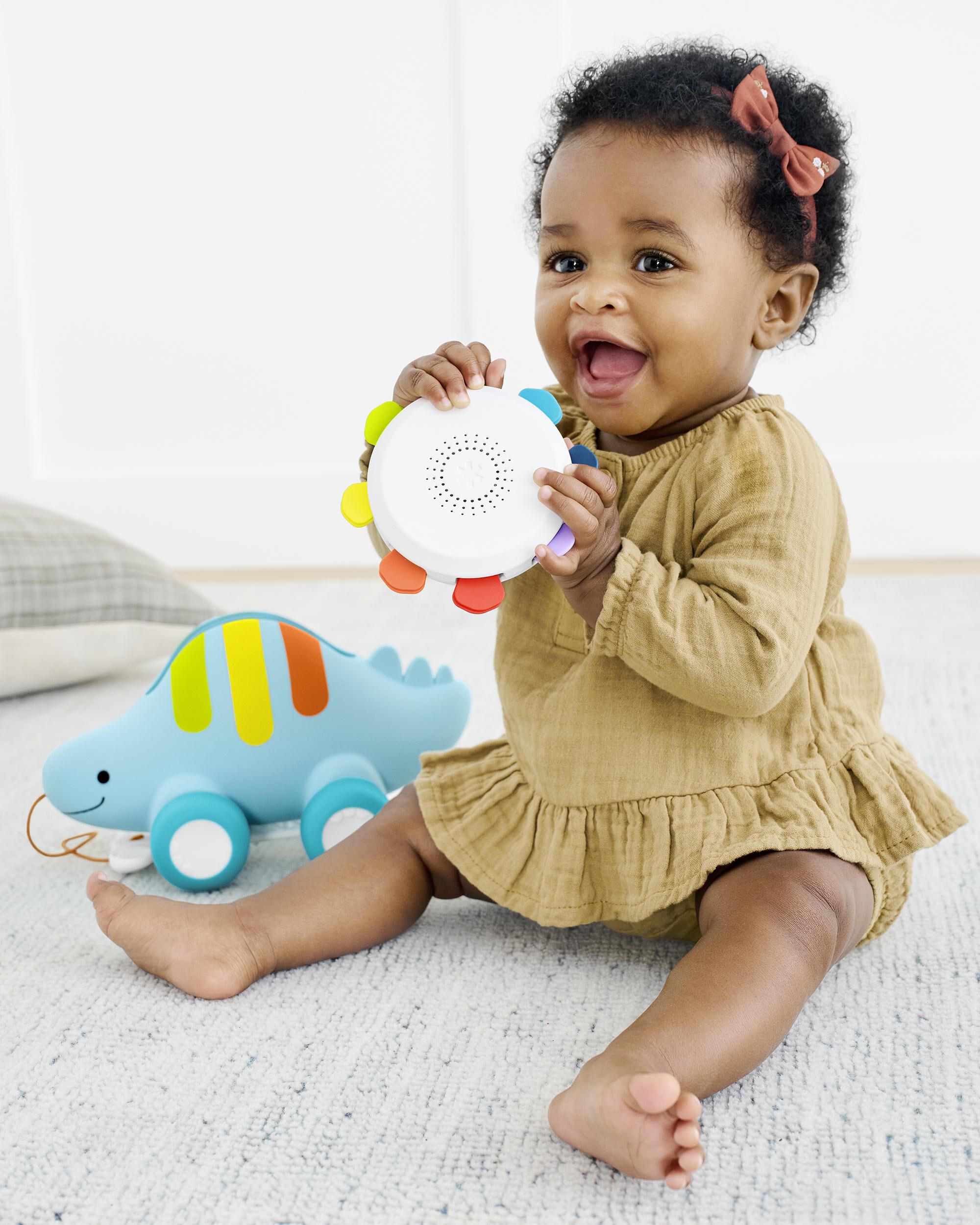 Carter's Explore & More Dinosaur 3-in-1 Baby Musical Pull Toy