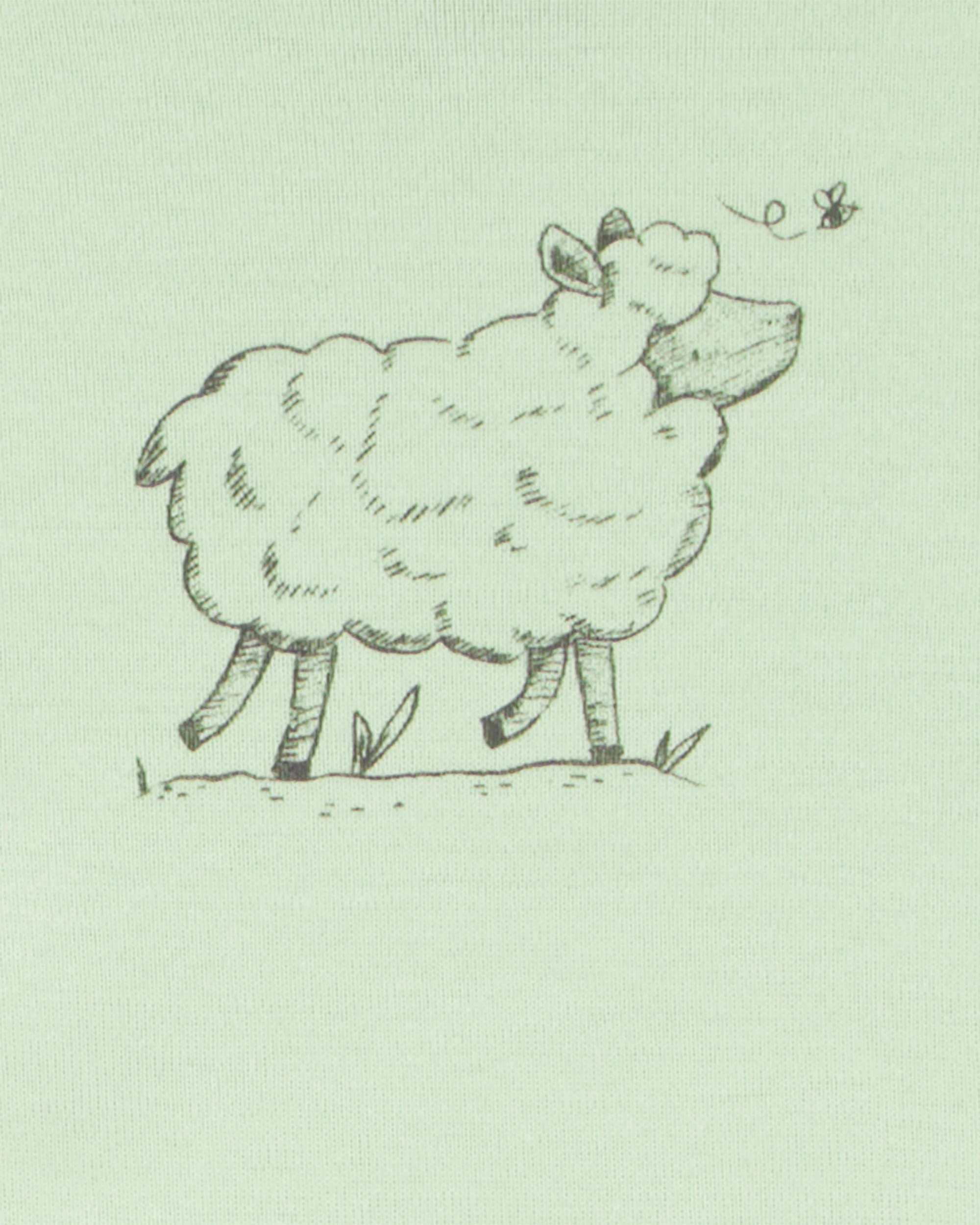 Carter's Baby 5-Pack Farm Animal Short Sleeve Bodysuits