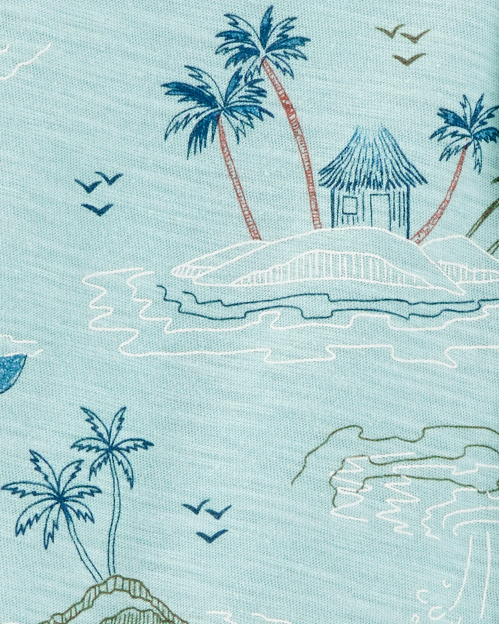 Carter's Toddler 2-Piece Button-Down Shirt & Pull-On Short Set