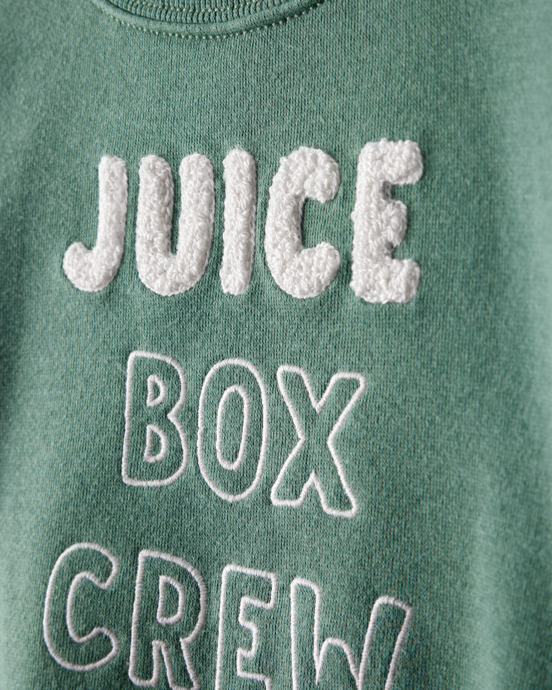Carter's Baby Boy Juice Box Crew Long-Sleeve Tee & Pant Set - Green