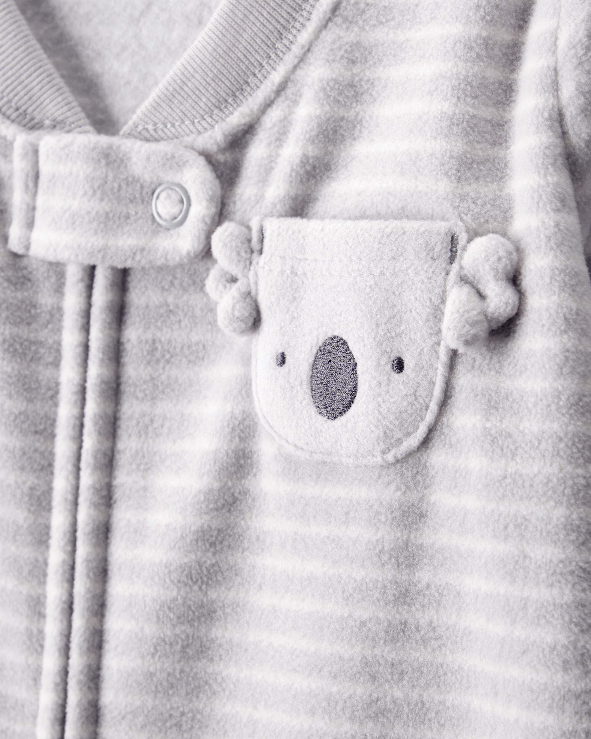 Carter's Baby Koala Long-Sleeve Wearable Blanket - Grey