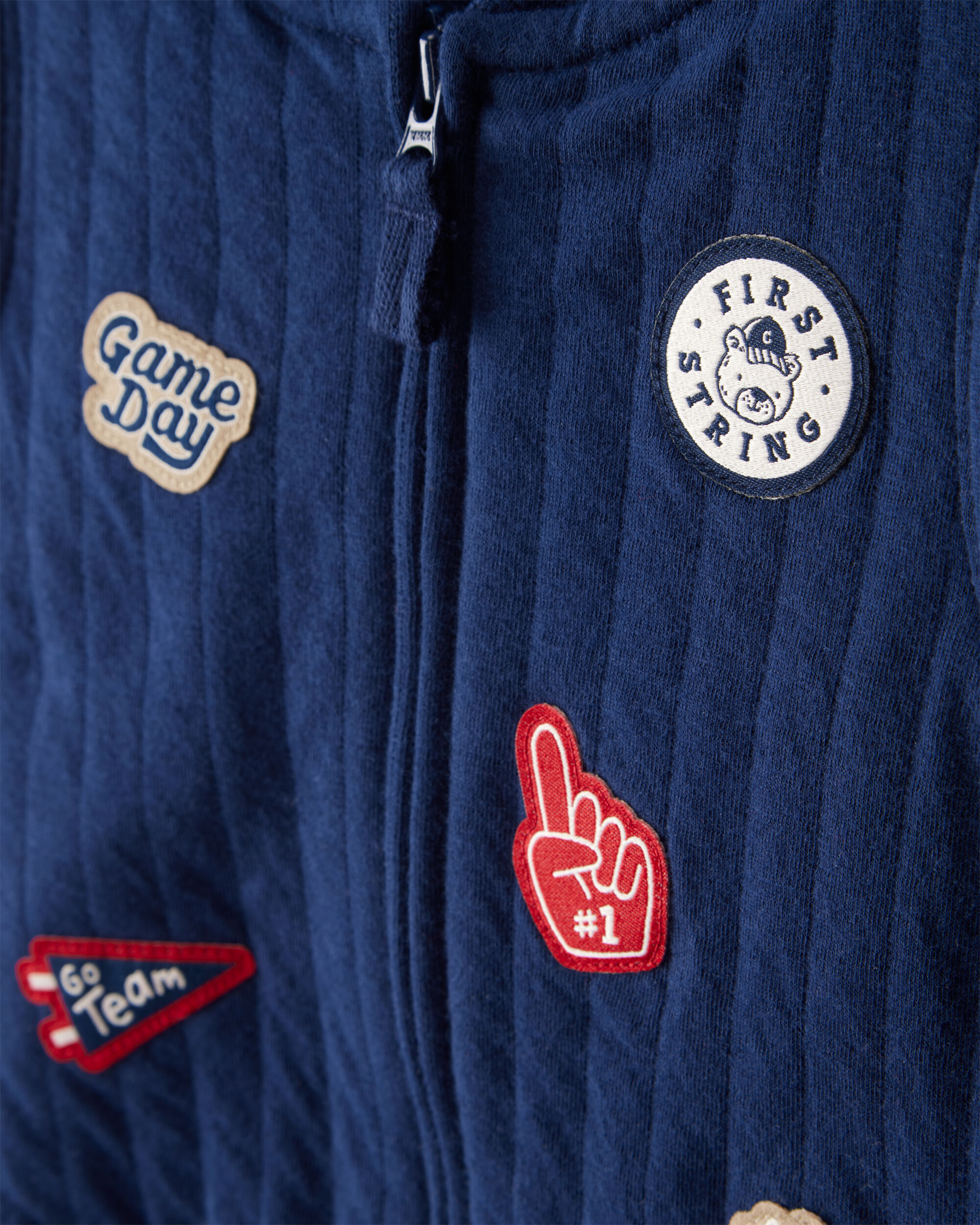 Carter's Baby 3-Piece Game Day Little Vest Set - Navy/Red
