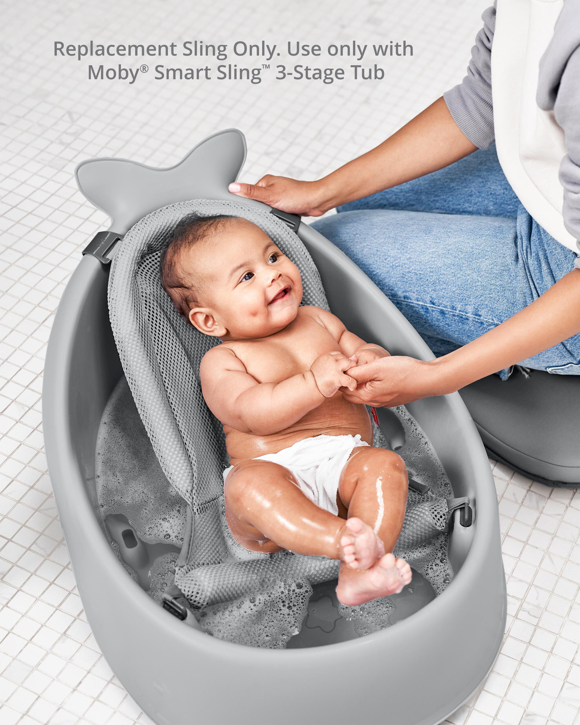 Carter's MOBY Smart Sling 3-Stage Tub Sling - Grey