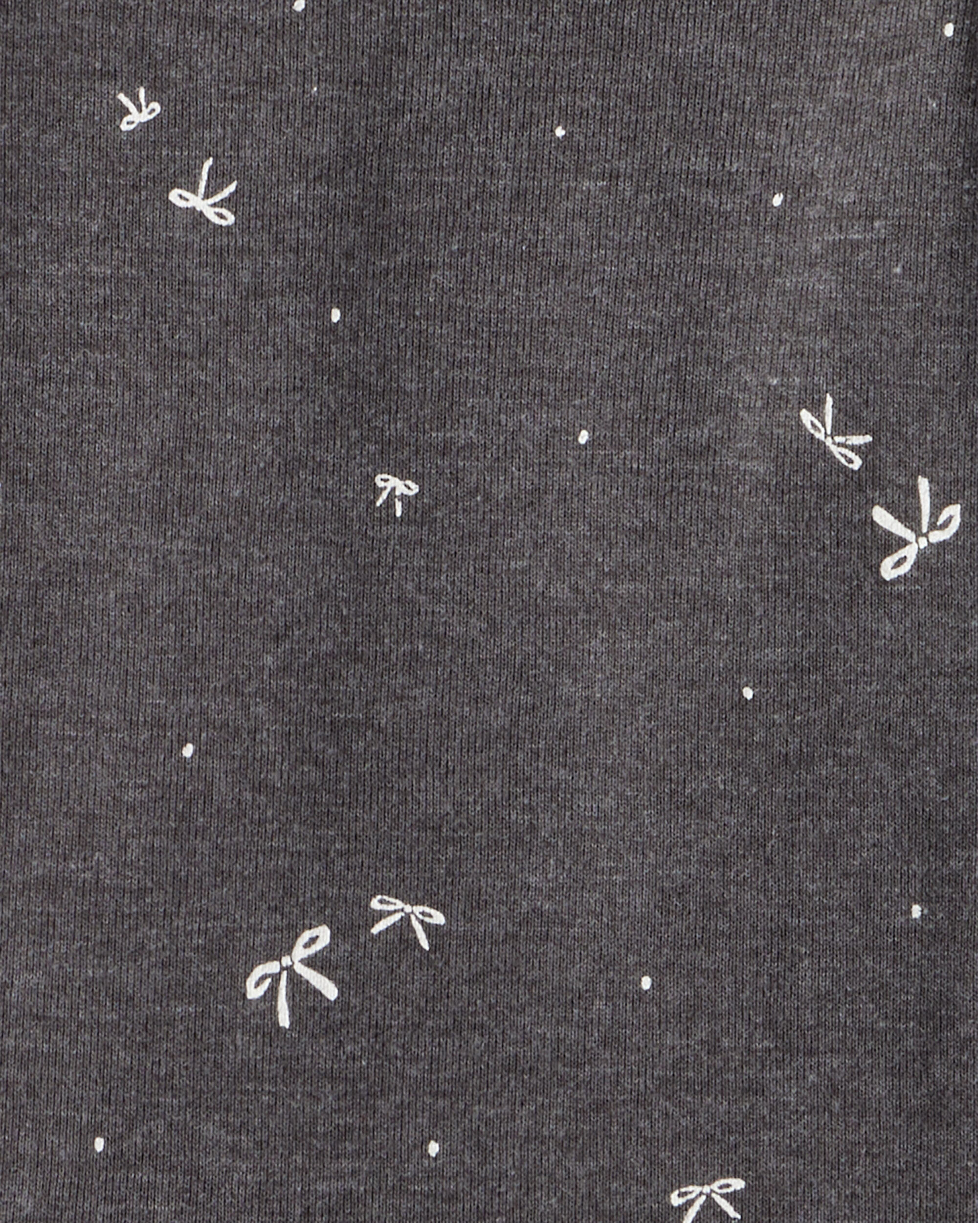 Carter's Baby Girl 4-Pack Sheep Print Long-Sleeve Multipack Bodysuits - Black/White