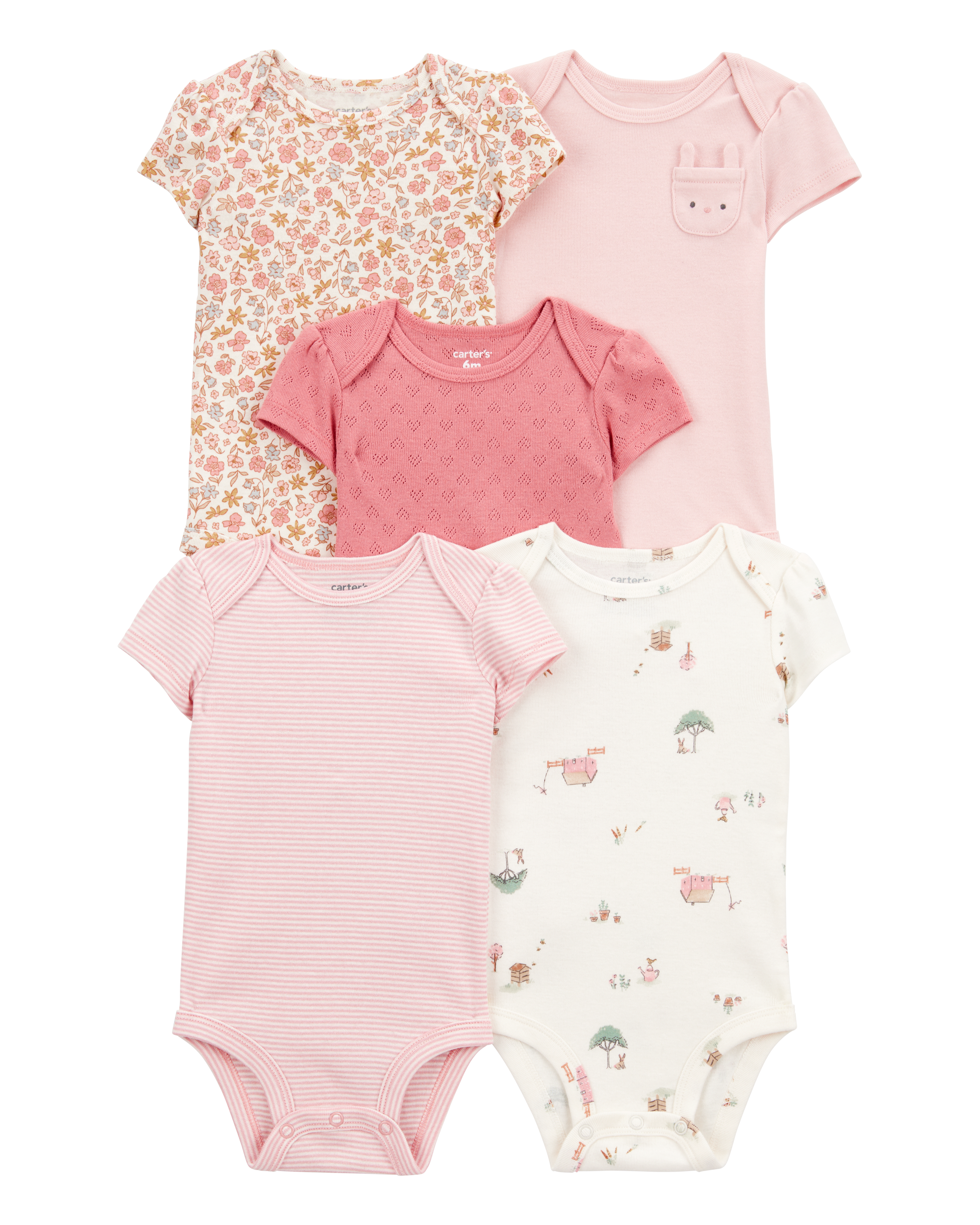 Carter's Baby 10-Pack Short-Sleeve Bodysuits
