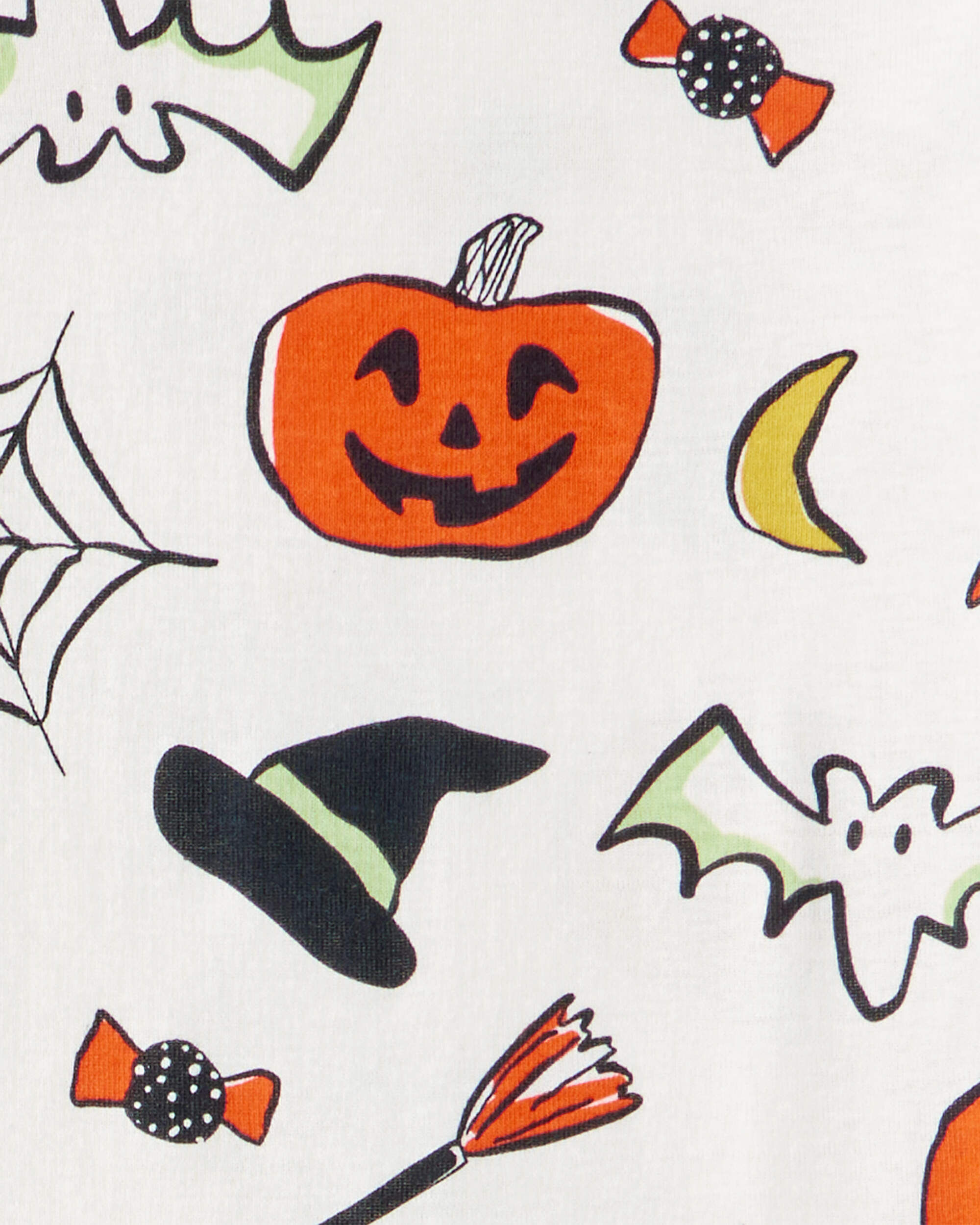 Carter's Kid 2-Piece Halloween 100% Snug Fit Cotton Pajamas - Ivory