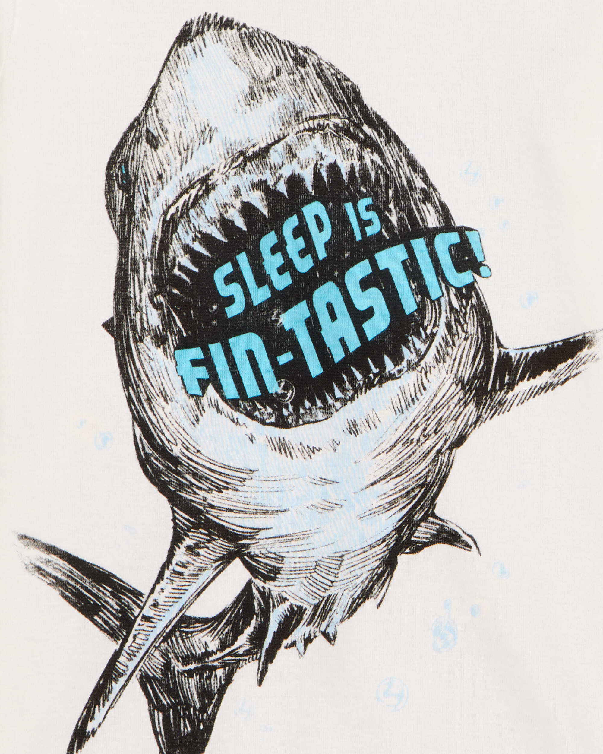 Carter's Kid Shark Print Snug Fit 4-Piece Pajamas