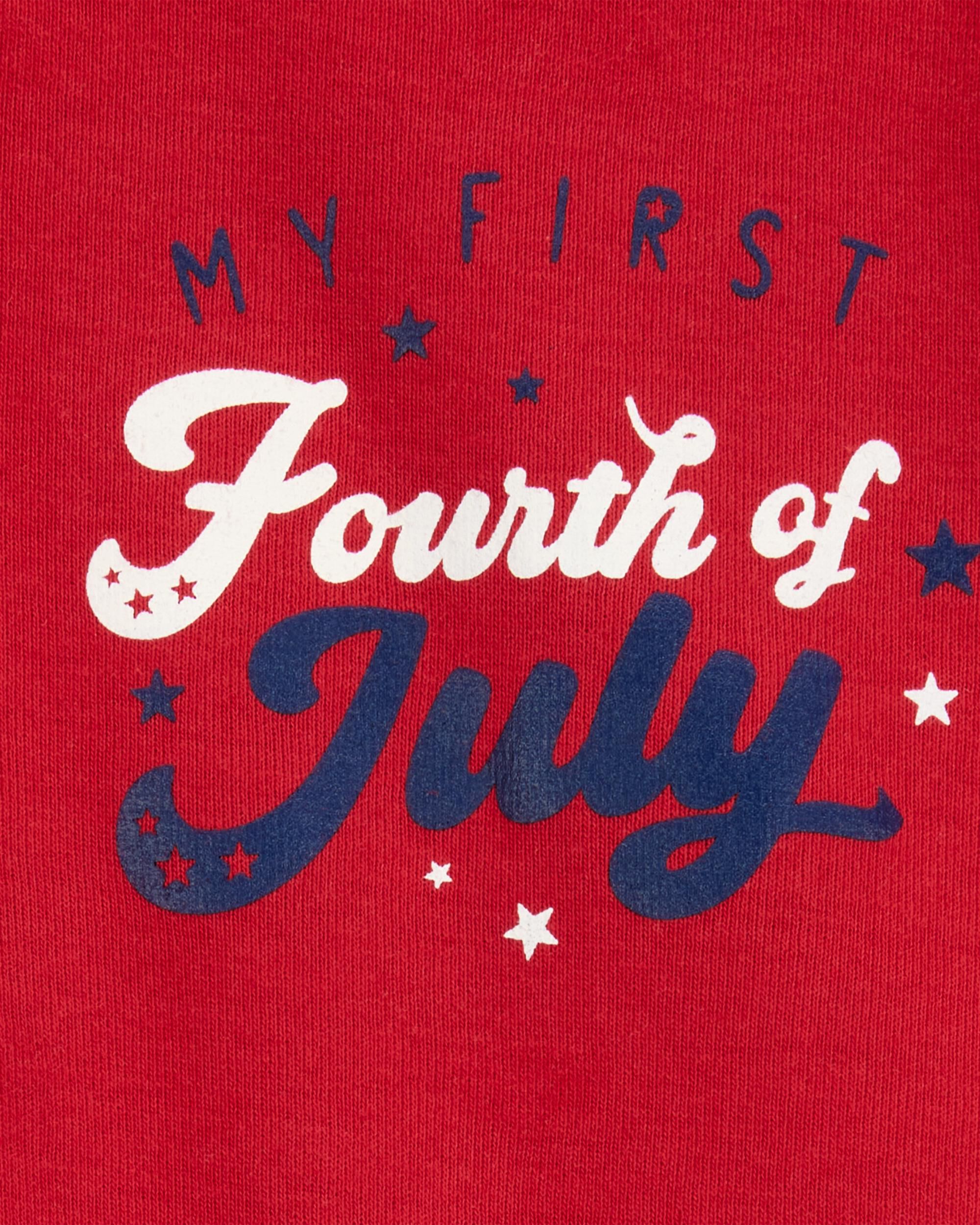 Carter's Baby First 4th Of July Cotton Bodysuit