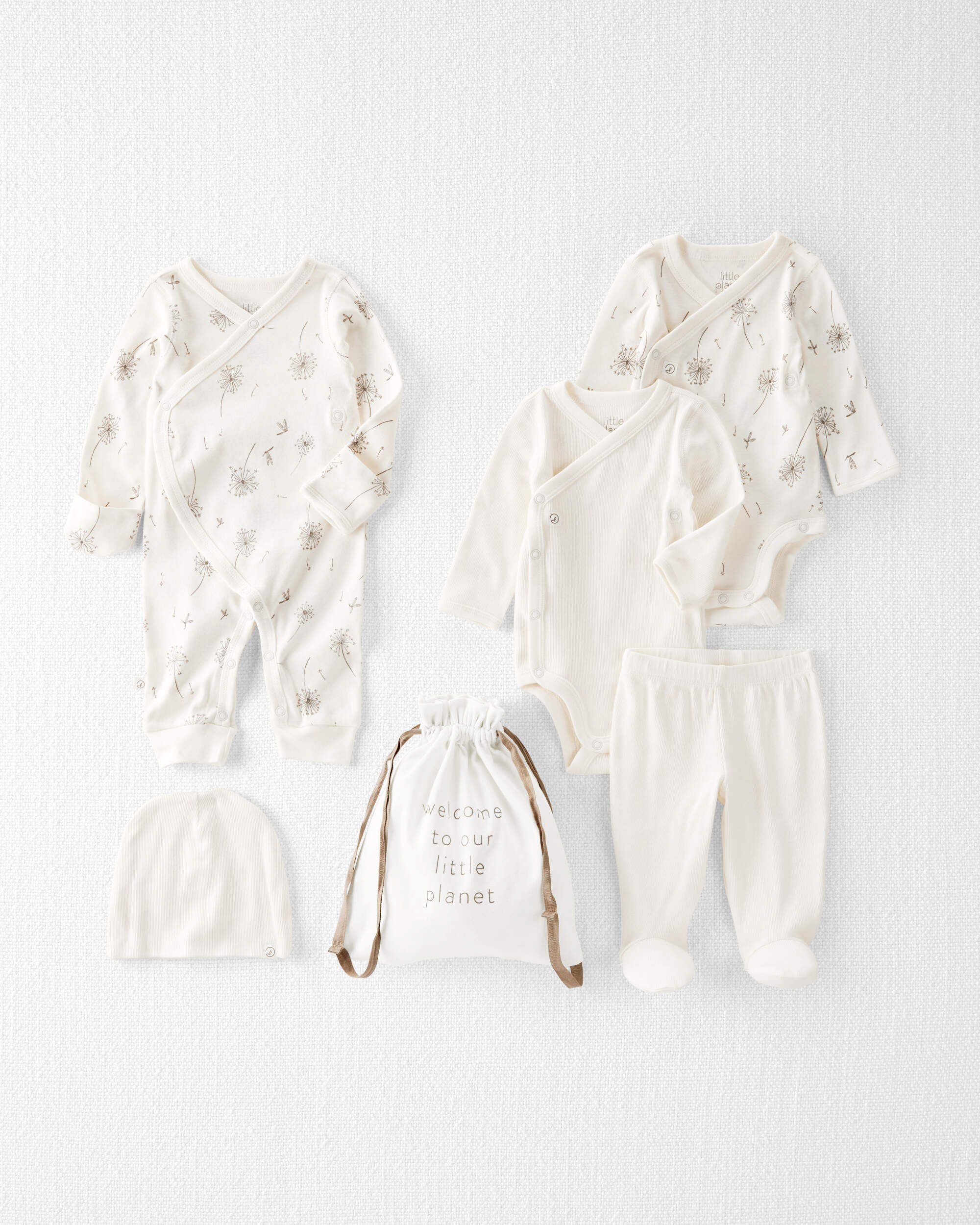 Carter's Baby 6-Piece Organic Cotton Hand-Picked Gift Set