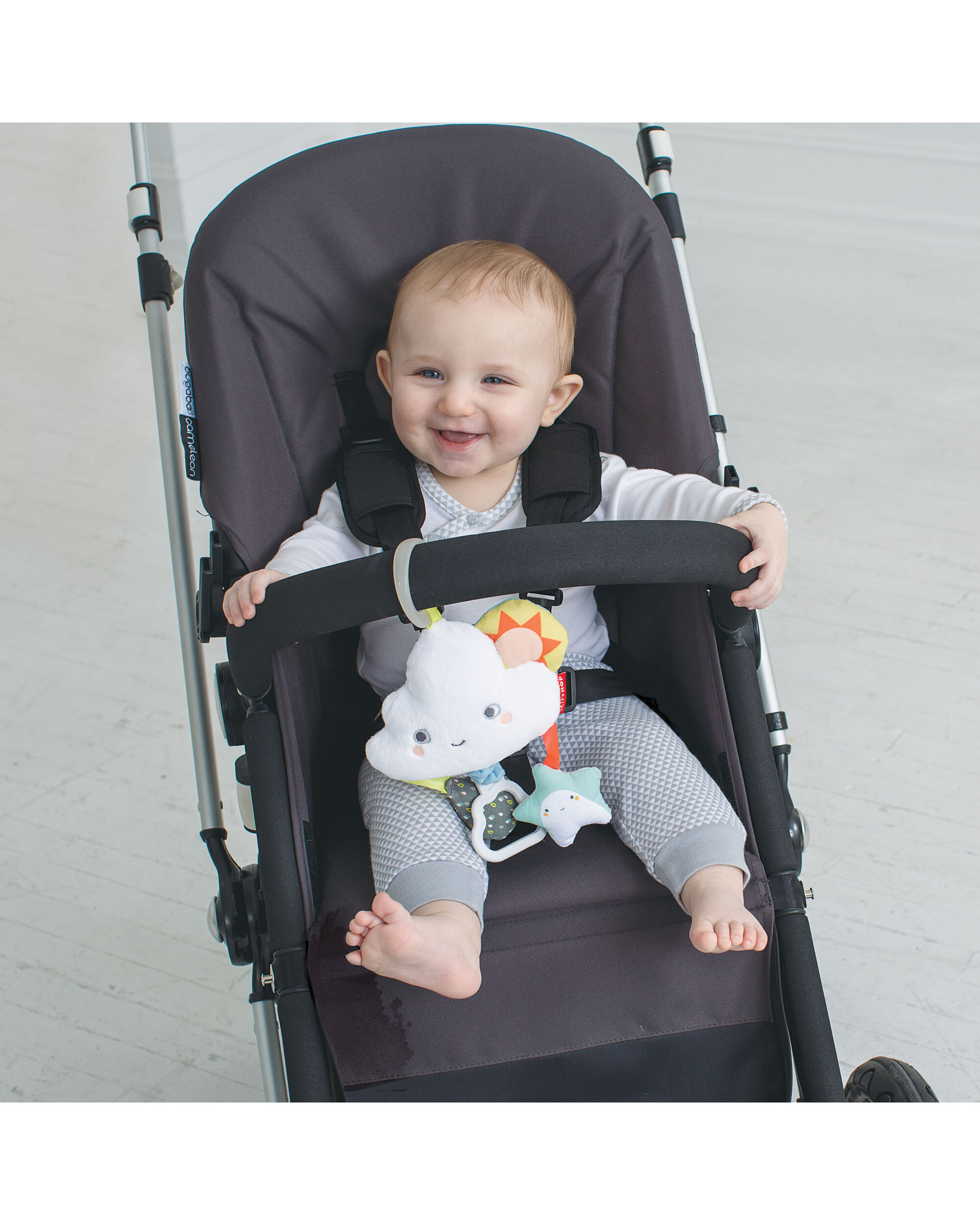 Carter's Silver Lining Cloud Jitter Stroller Baby Toy