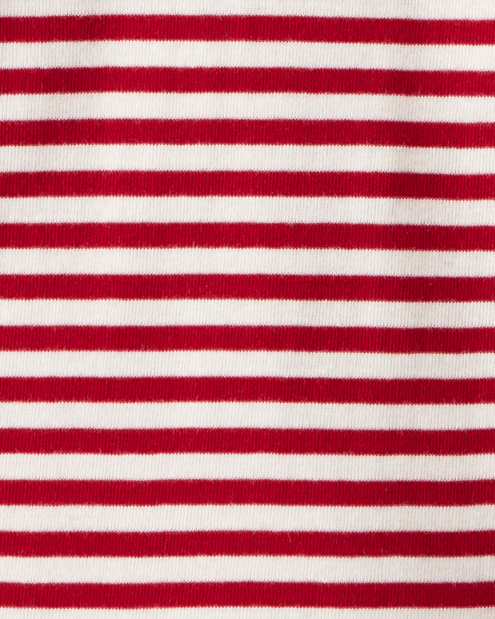 Carter's Baby Boy 4-Pack Christmas Print Long-Sleeve Multipack Bodysuits - White/Green