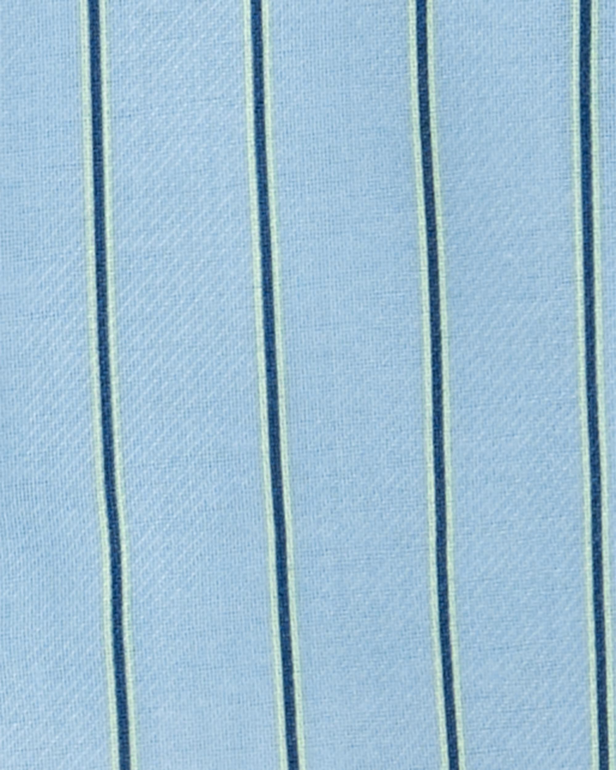 Carter's Kid Striped Loose Fit 2-Piece Pajamas - Blue