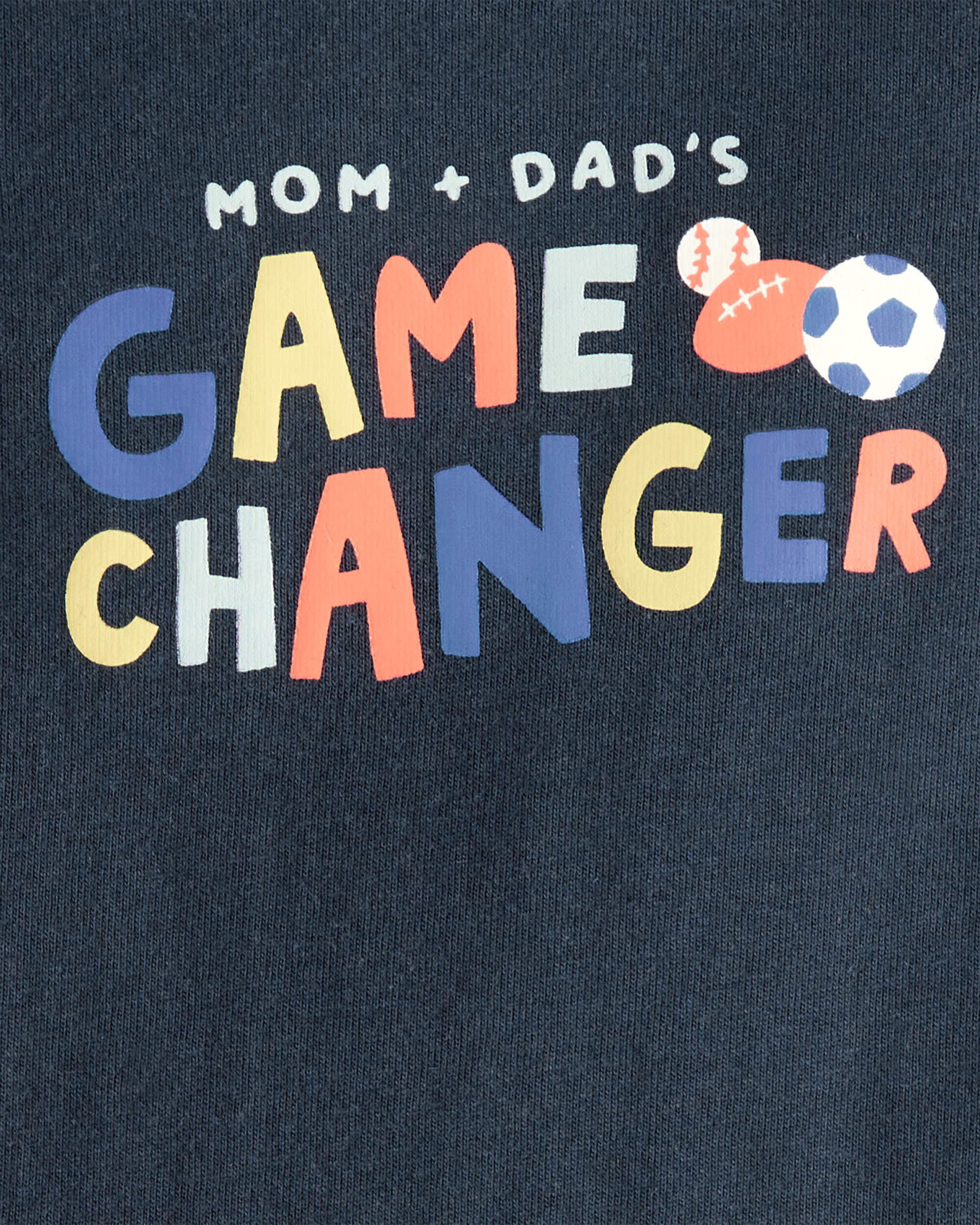 Carter's Baby Boy Cotton Long-Sleeve Graphic Bodysuit - Navy Blue