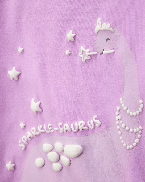 Carter's Toddler Dinosaur Print Snug Fit Cotton 4-Piece Pajamas