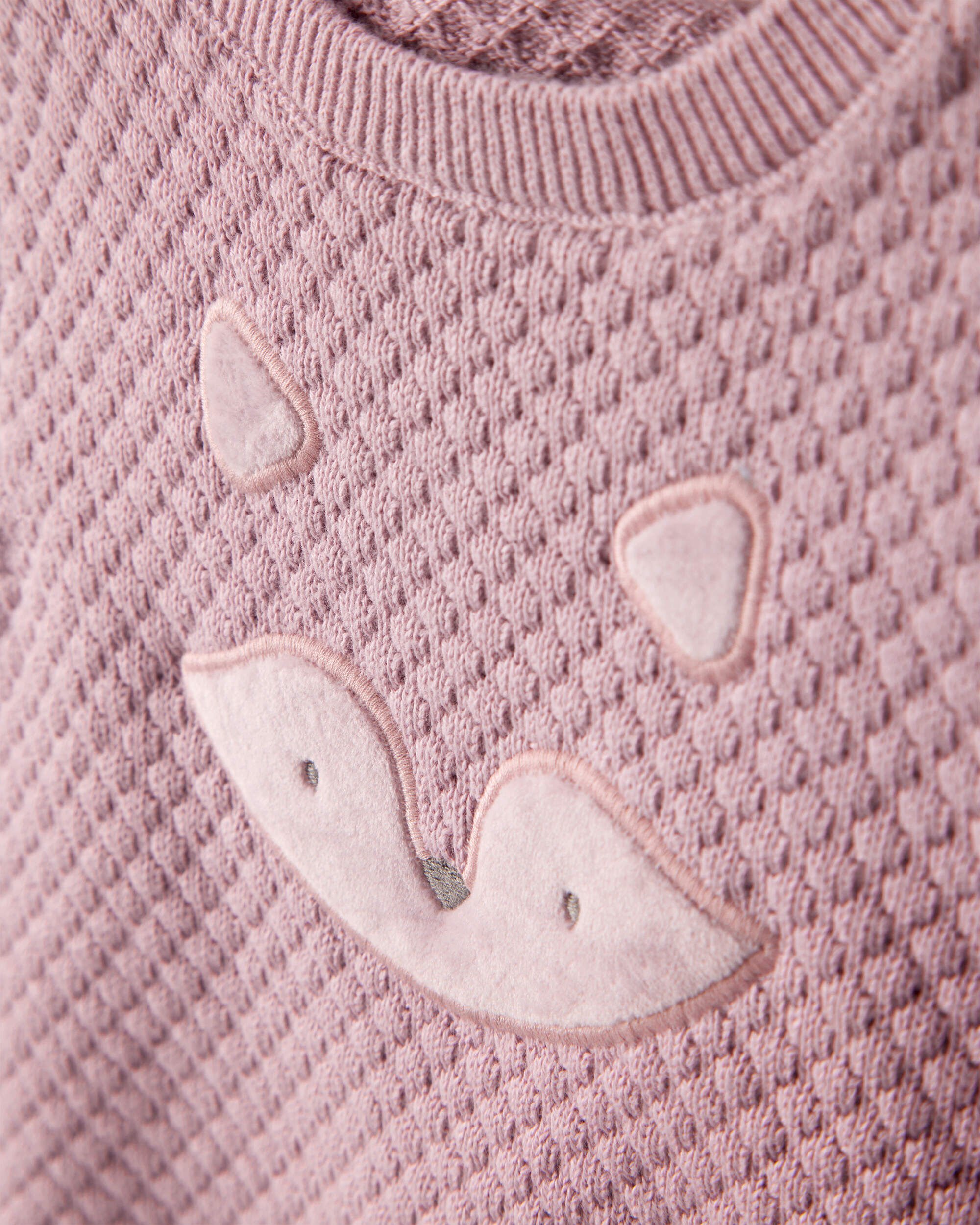 Carter's Baby Girl Cotton Long-Sleeve Tee & Pant Set - Pink