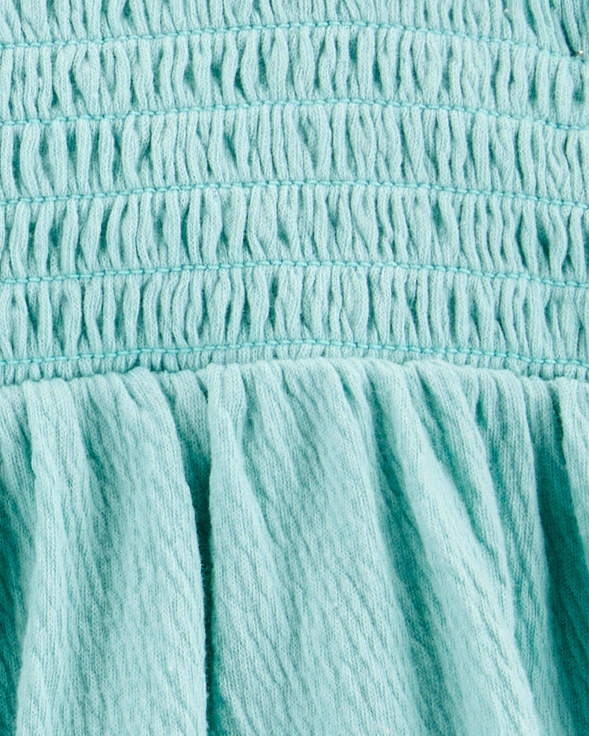 Carter's Kid 2-Piece Smocked Tank & Short Set - Blue